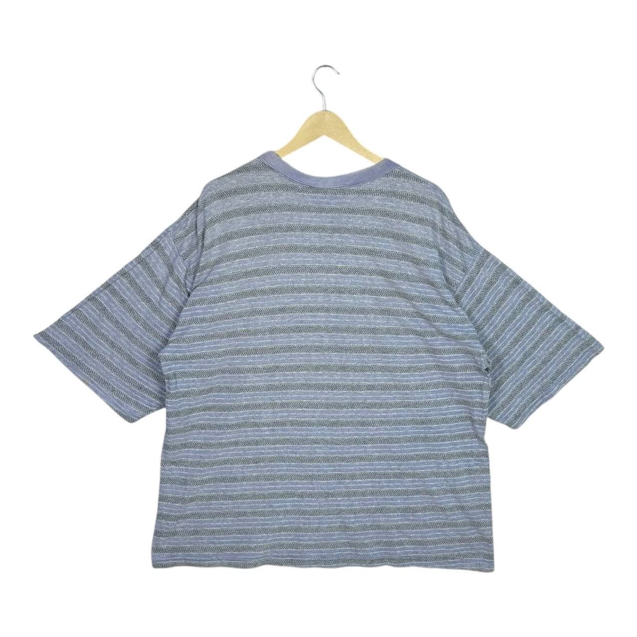 Quiksilver Vintage 90s Quiksilver Striped T-Shirt XL Made in USA Blue Size US XL / EU 56 / 4 - 2 Thumbnail