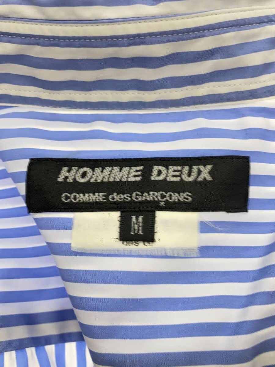 Comme des Garcons × Comme des Garcons Homme Deux Knit Panel Striped Button Shirt Size US M / EU 48-50 / 2 - 4 Thumbnail