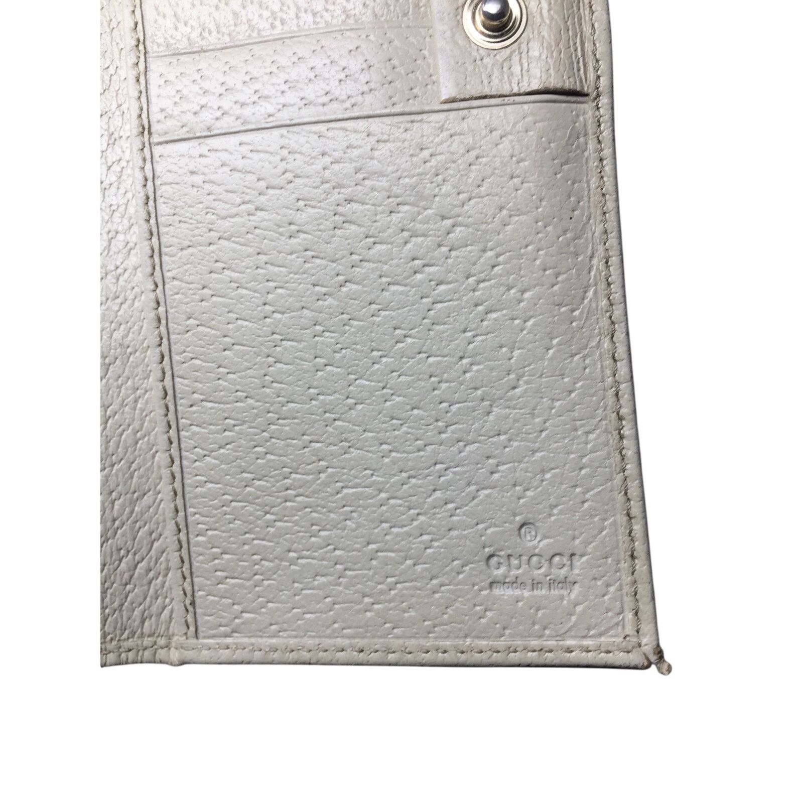 Gucci Gucci GG Canvas Beige & White Leather Double Layer Wallet Size ONE SIZE - 13 Thumbnail
