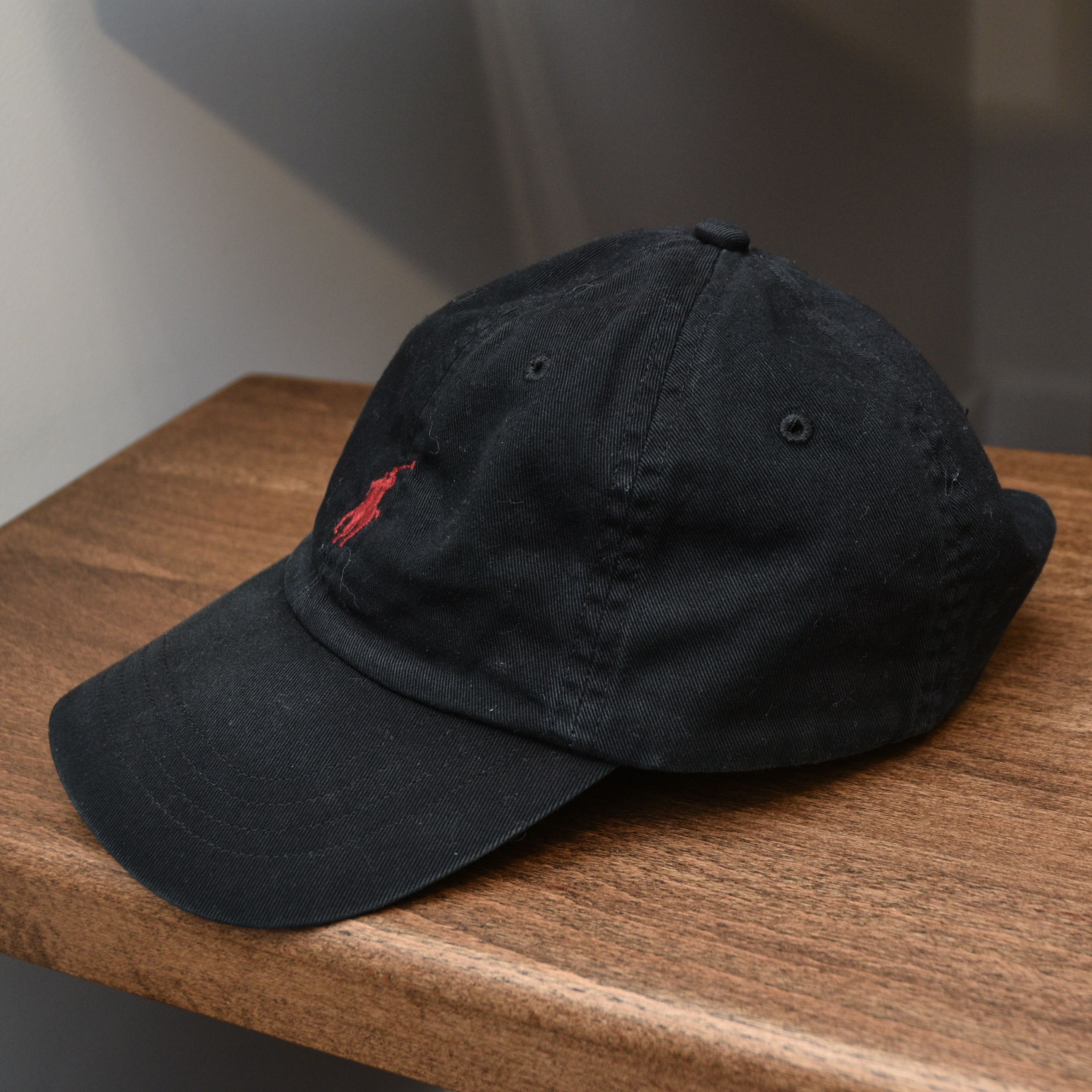 Polo Ralph Lauren Vintage Polo Ralph Lauren Cap Hat Black One Size Size ONE SIZE - 4 Thumbnail