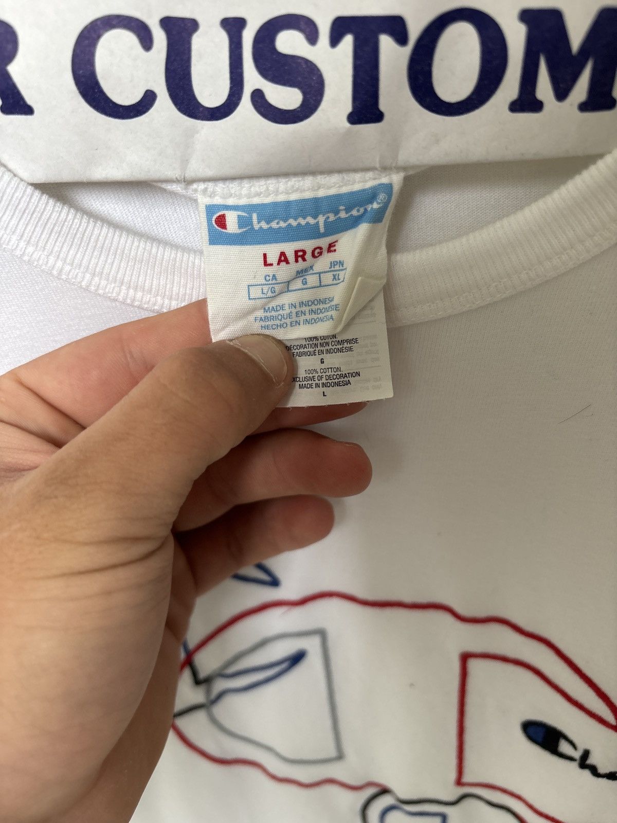 Champion Mens Champion Tee Size US L / EU 52-54 / 3 - 5 Thumbnail