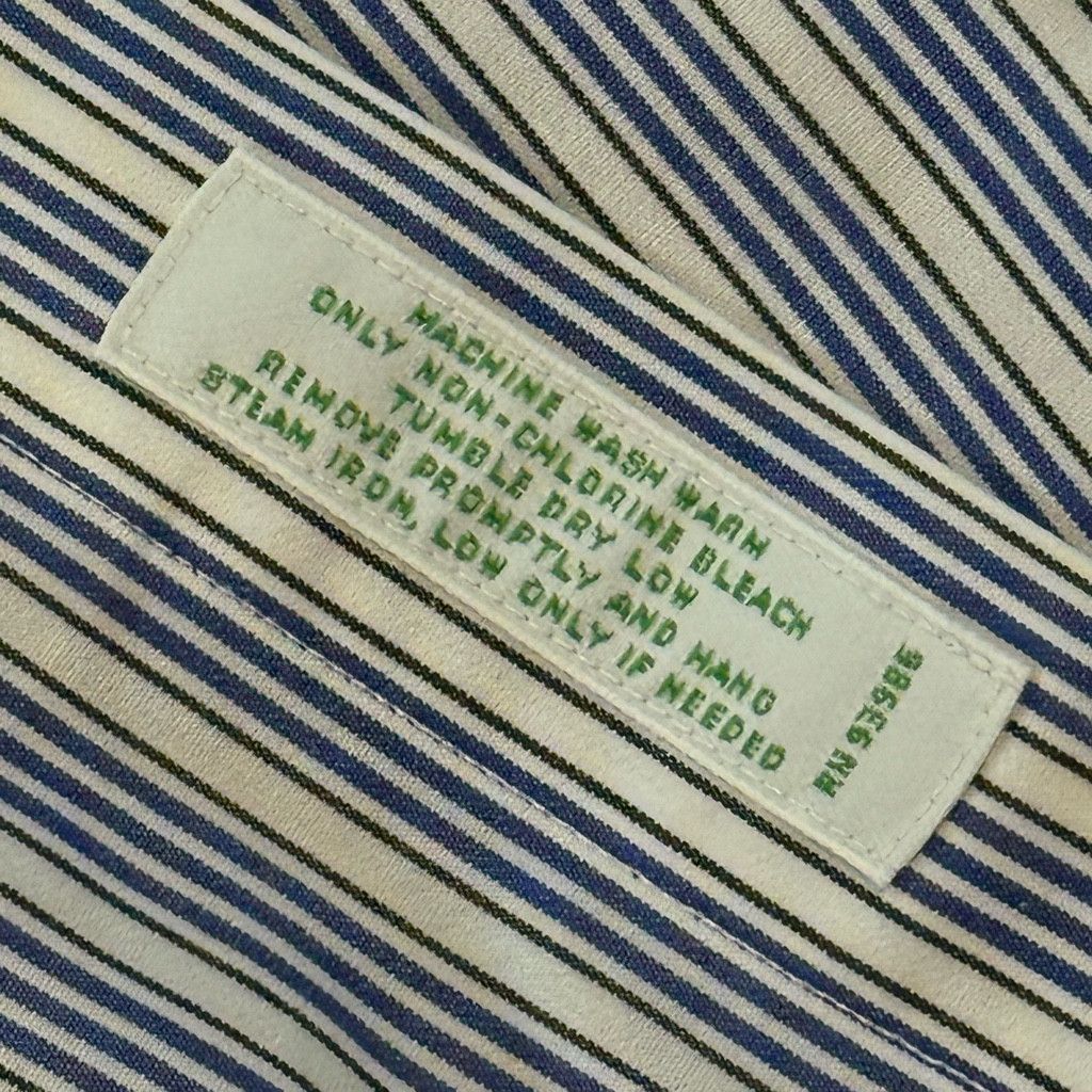 Brooks Brothers Brooks Brothers Men’s Milano Shirt 16/34 Blue Stripe Size 34S - 9 Thumbnail