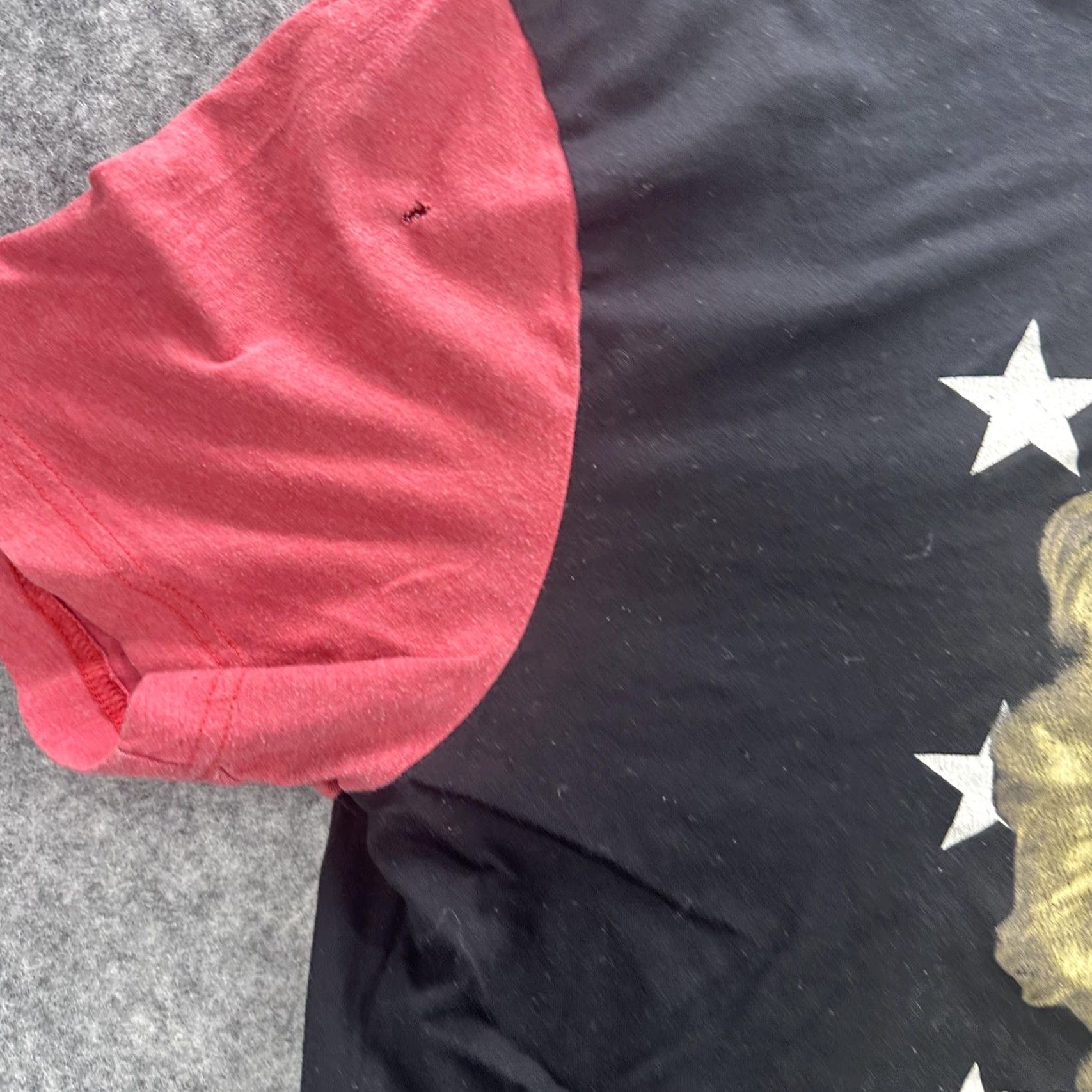 Vintage Marilyn Monroe Shirt Mens XL Black Red Stars Striped Graphic Tee Pop Art Vintage No Size US XL / EU 56 / 4 - 6 Thumbnail