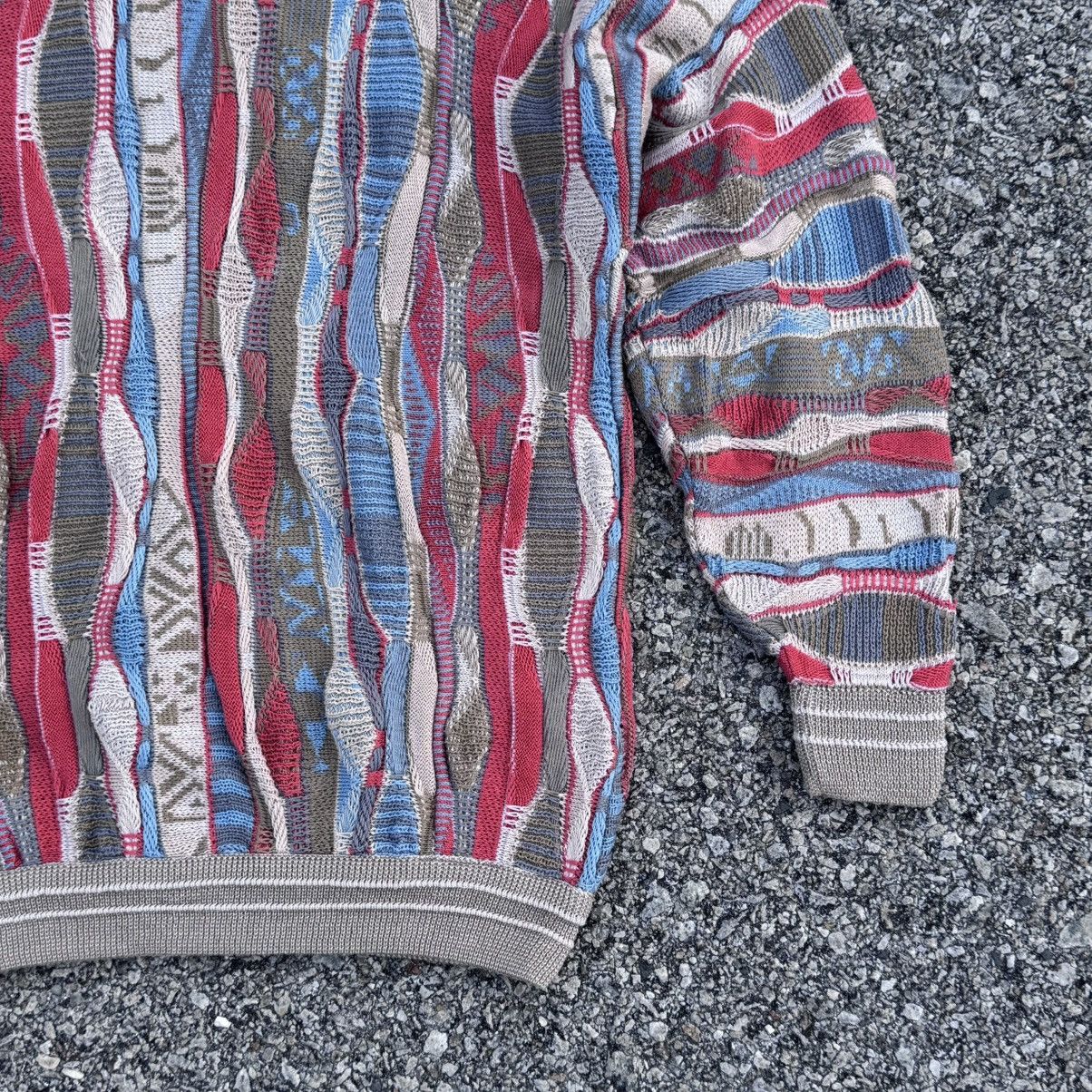 Coogi Vintage Emaroo Australia 3D Knit Sweater. Size US XS / EU 42 / 0 - 7 Thumbnail