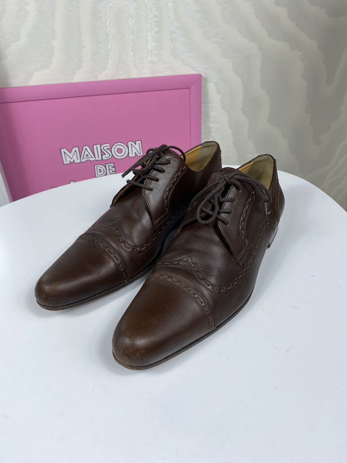 Dolce & Gabbana × Vintage Dolce&Gabbana Derby Lace Up Size US 8 / EU 41 - 1 Thumbnail