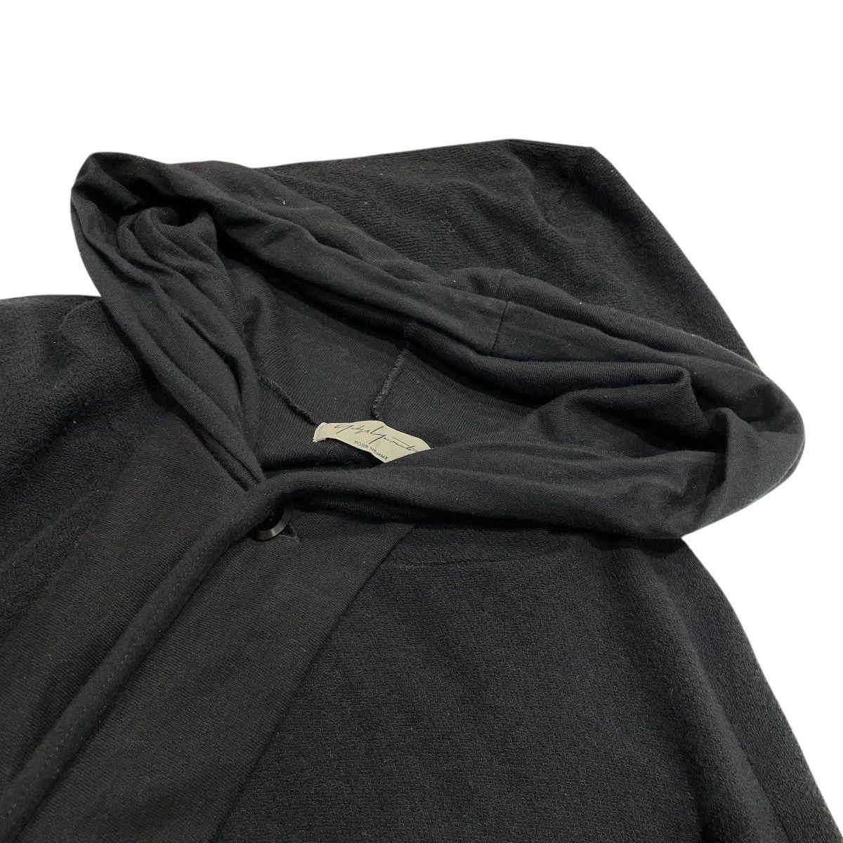 Yohji Yamamoto Yohji Yamamoto pour homme/wool cotton/ hoodie Size US L / EU 52-54 / 3 - 3 Thumbnail