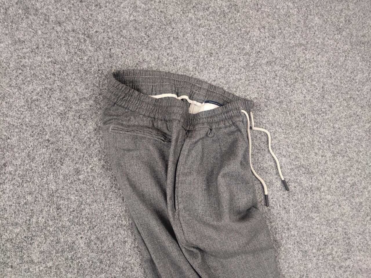 Boggi Boggi Milano Italy Design Classic trousers fine gray resti Size US 31 - 4 Thumbnail