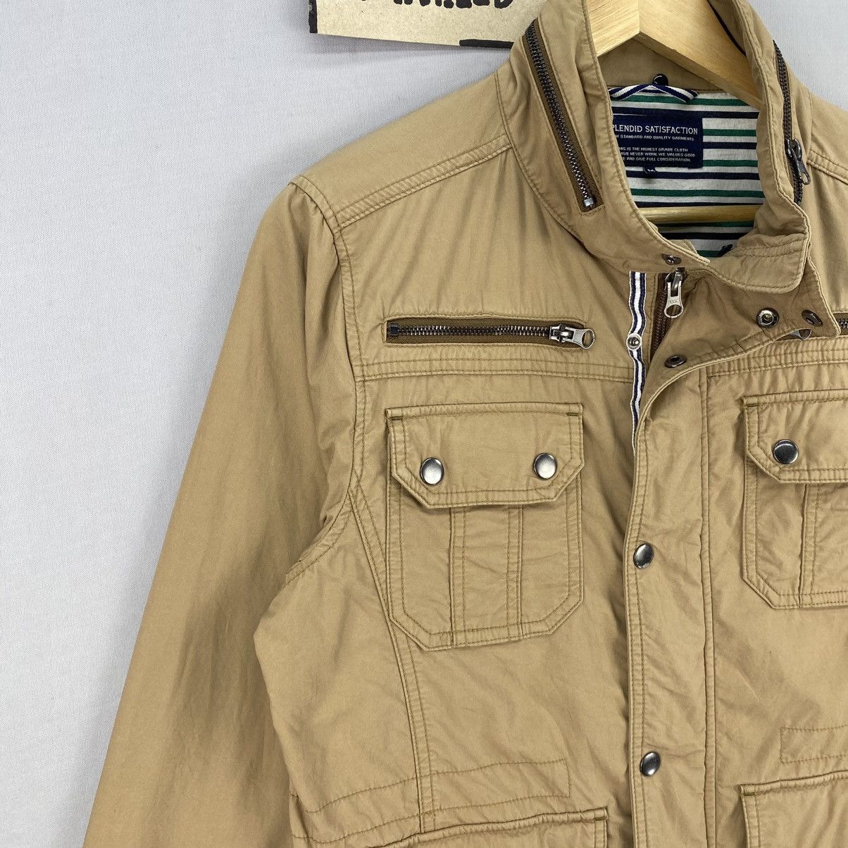 Vintage Vintage Y2k Splendid Satisfaction Tactical Multpocket Jacket Size US S / EU 44-46 / 1 - 2 Thumbnail