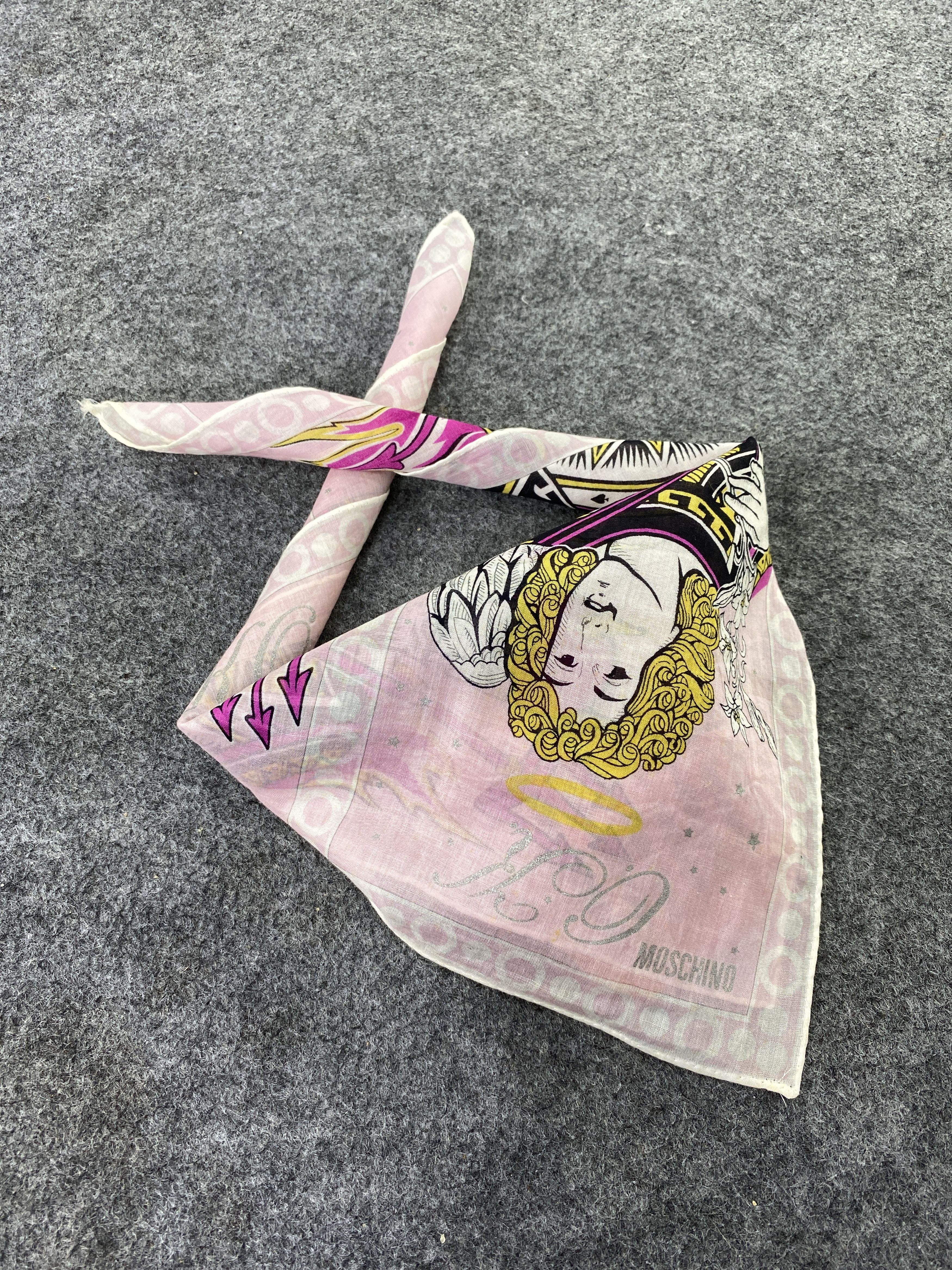 Moschino Vintage Moschino Handkerchief / Bandana / Neckerchief-B317 Size ONE SIZE - 1 Thumbnail