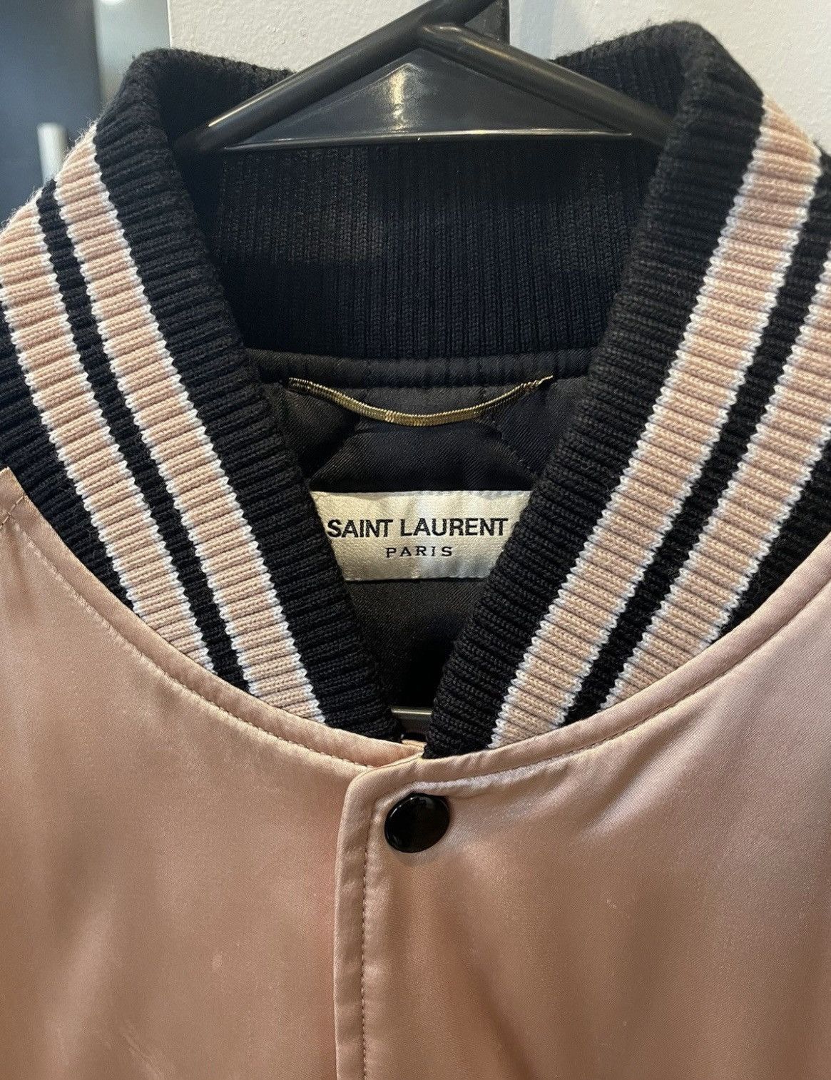 Yves Saint Laurent Black and Pink bomber Size S / US 4 / IT 40 - 6 Thumbnail