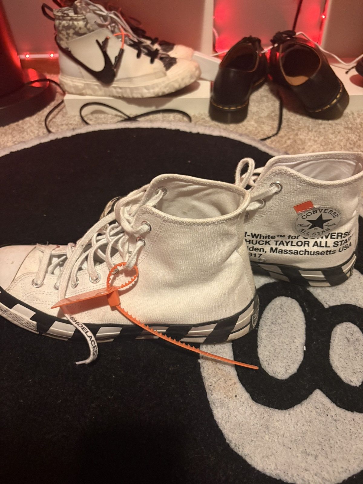 Nike × Off-White Off white converse Size US 9.5 / EU 42-43 - 4 Thumbnail