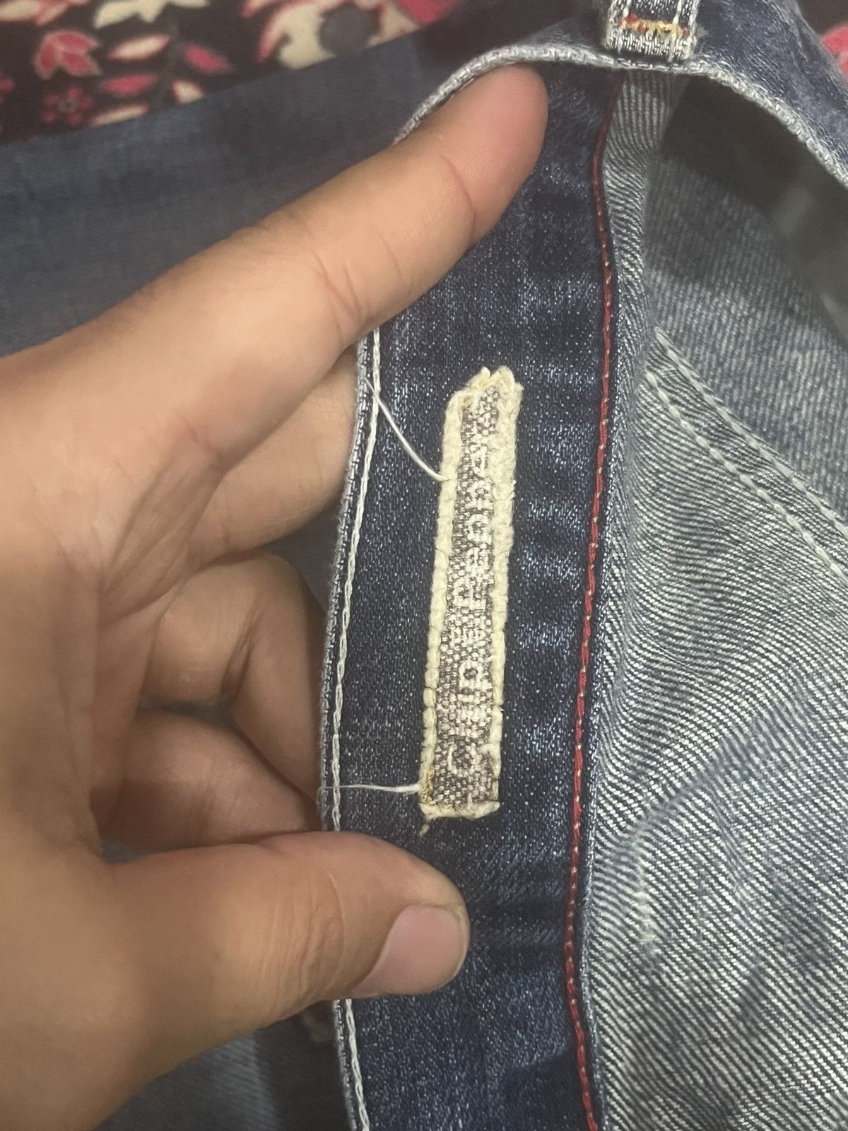 Chip & Pepper Vintage Chip & Pepper Blue Faded Whisker Rip Straight Jeans Size US 29 - 15 Thumbnail
