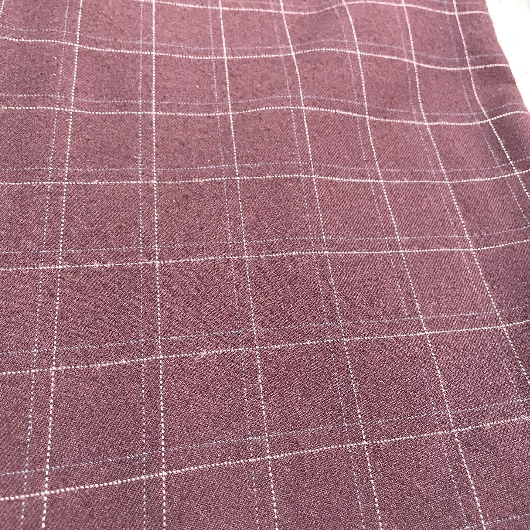 Vintage 7 Diamonds Aspen Flannel Button Down Shirt Mens Medium Dark Red Plaid Casual Top Size US M / EU 48-50 / 2 - 4 Thumbnail