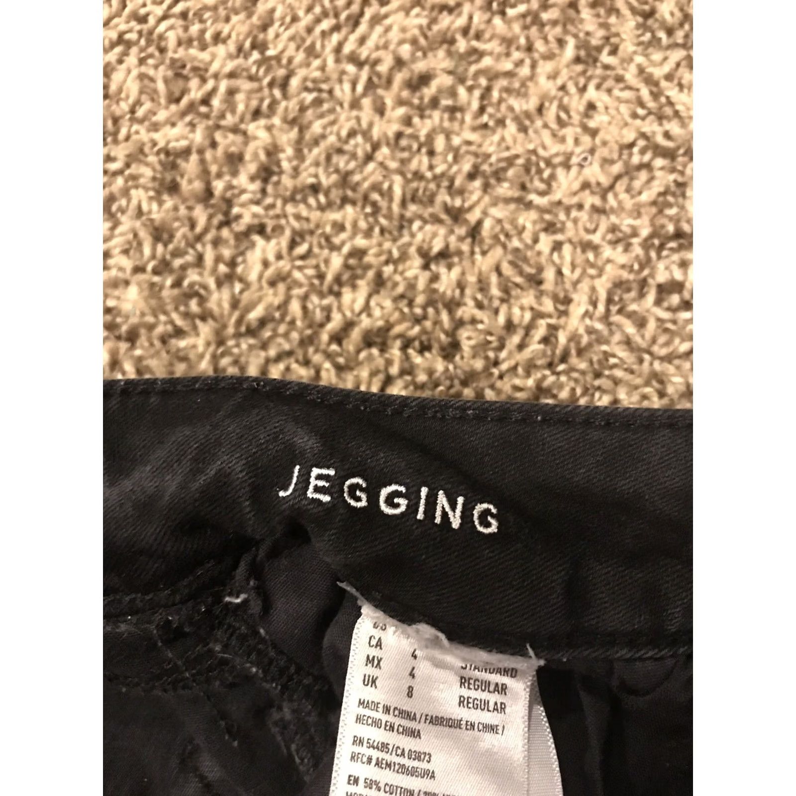 American Eagle Outfitters American Eagle Super Stretch Women Jeans 4 Size Black Denim Size 27" / US 4 / IT 40 - 3 Thumbnail