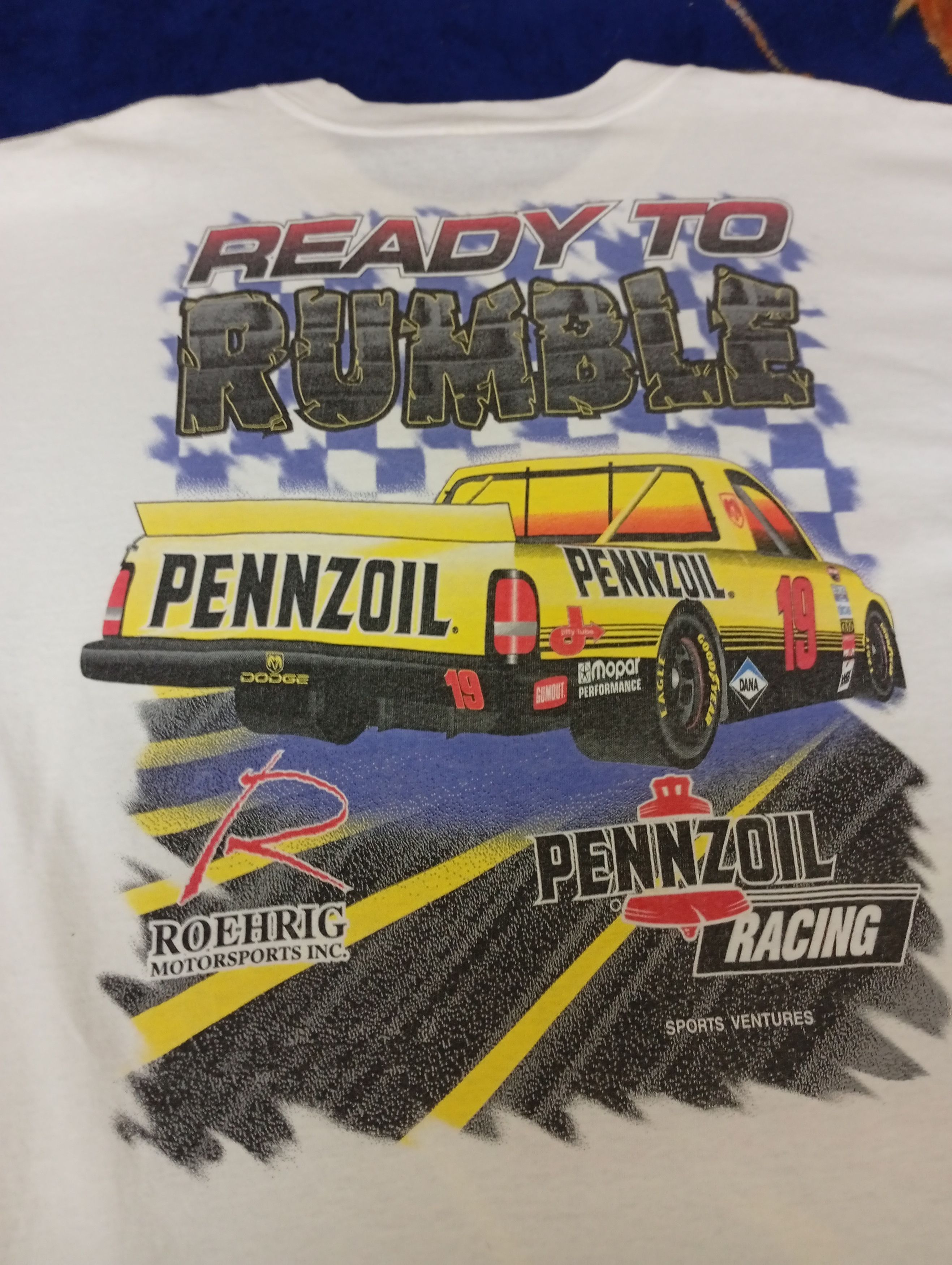 NASCAR Vintage Pennzoil x Nascar X racing Size US L / EU 52-54 / 3 - 11 Thumbnail