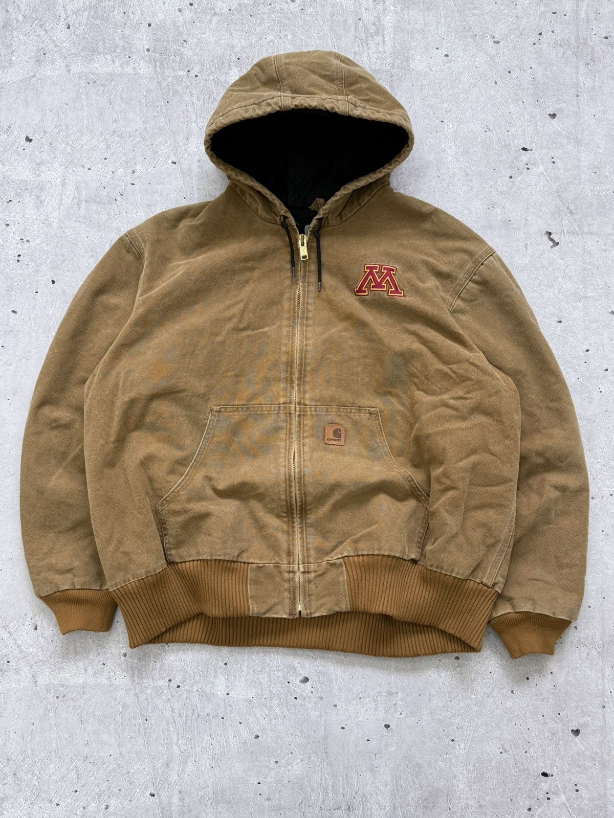 Carhartt Vintage Carhartt Brown Active Jacket Size US XXL / EU 58 / 5 - 1 Thumbnail