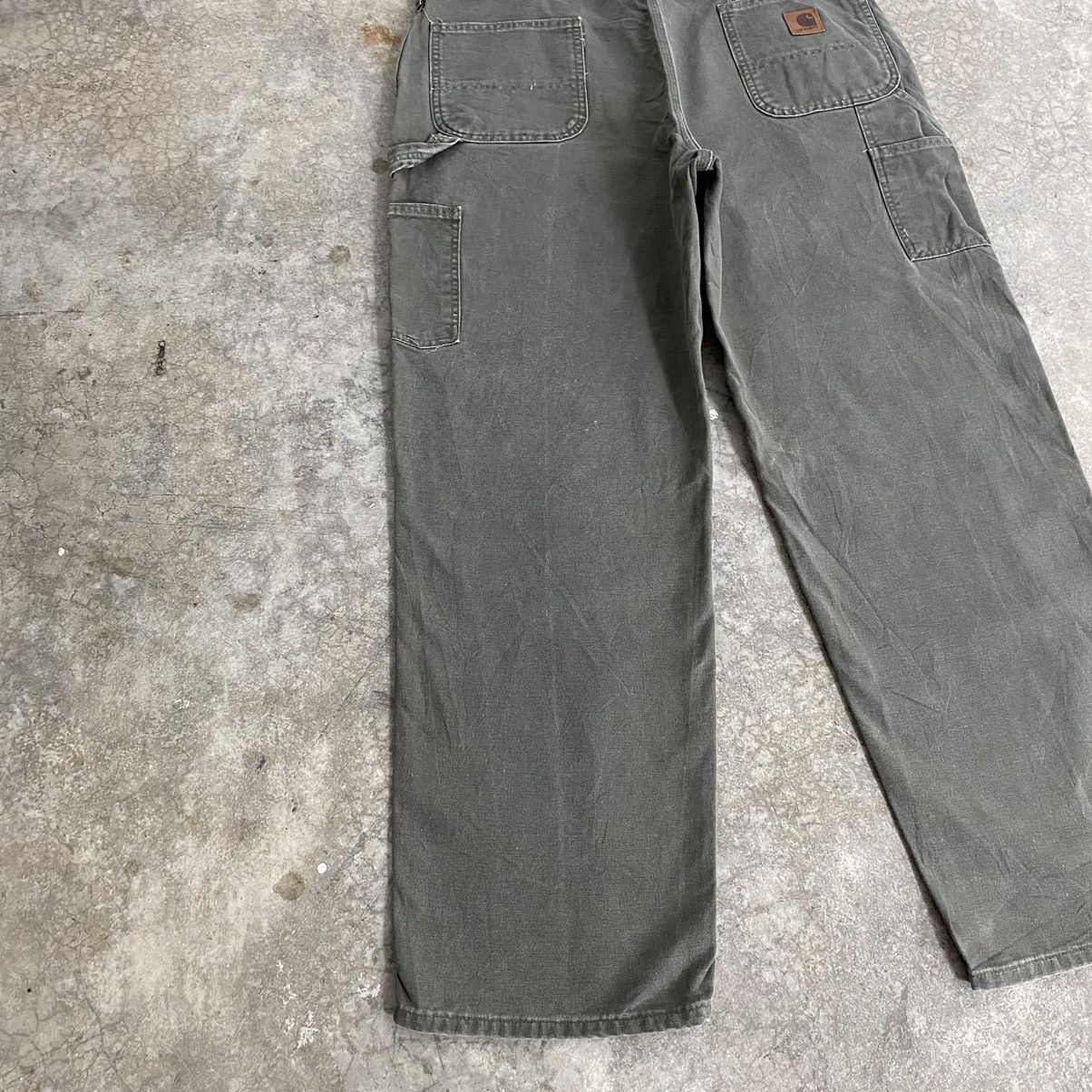 Carhartt Vintage Carhartt Moss Green Carpenter Work Pants Size US 39 - 15 Thumbnail