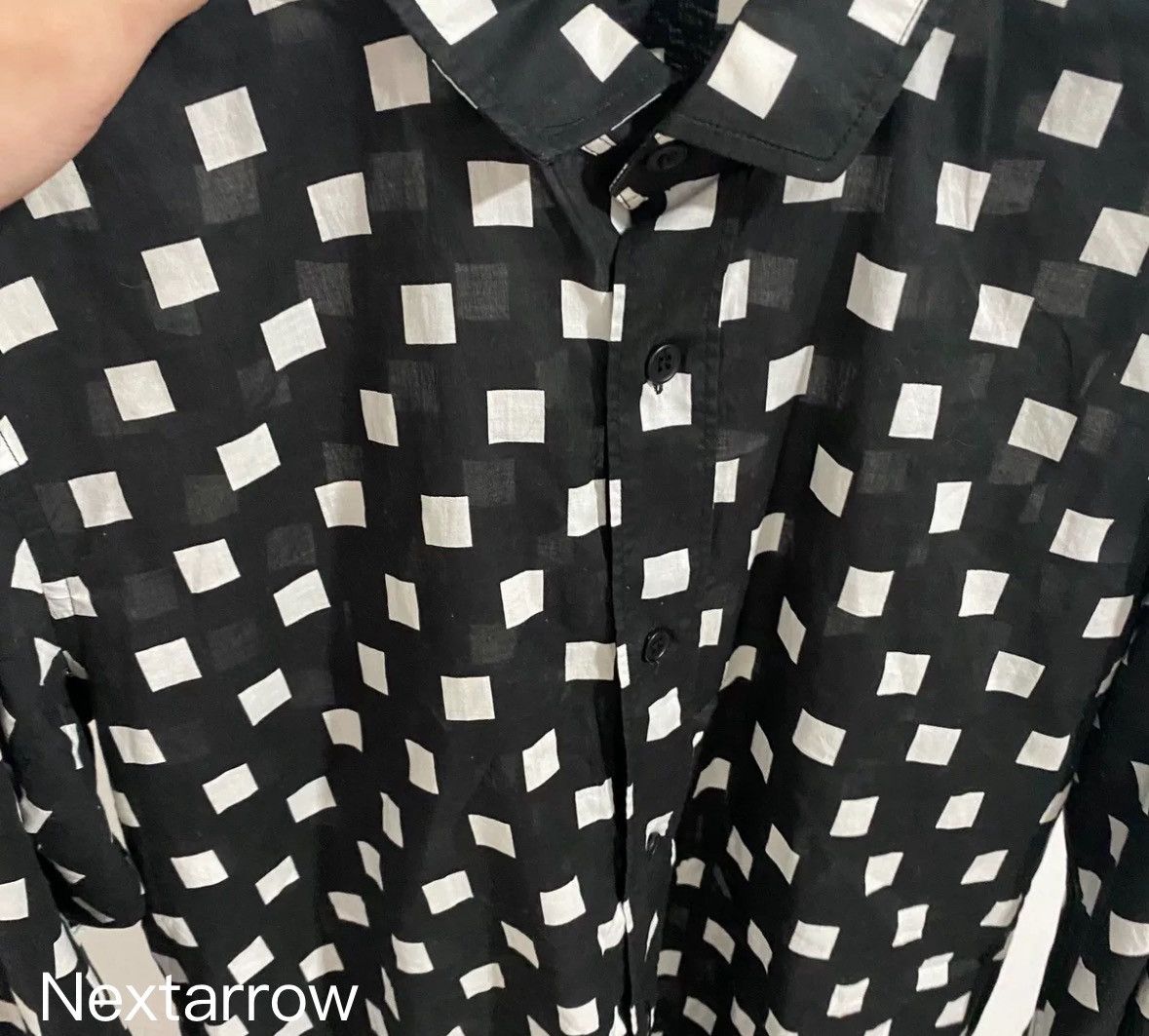Saint Laurent Paris × Yves Saint Laurent Saint Laurent slp13SS Square Shirt2412-Nextarrow Size US S / EU 44-46 / 1 - 2 Thumbnail