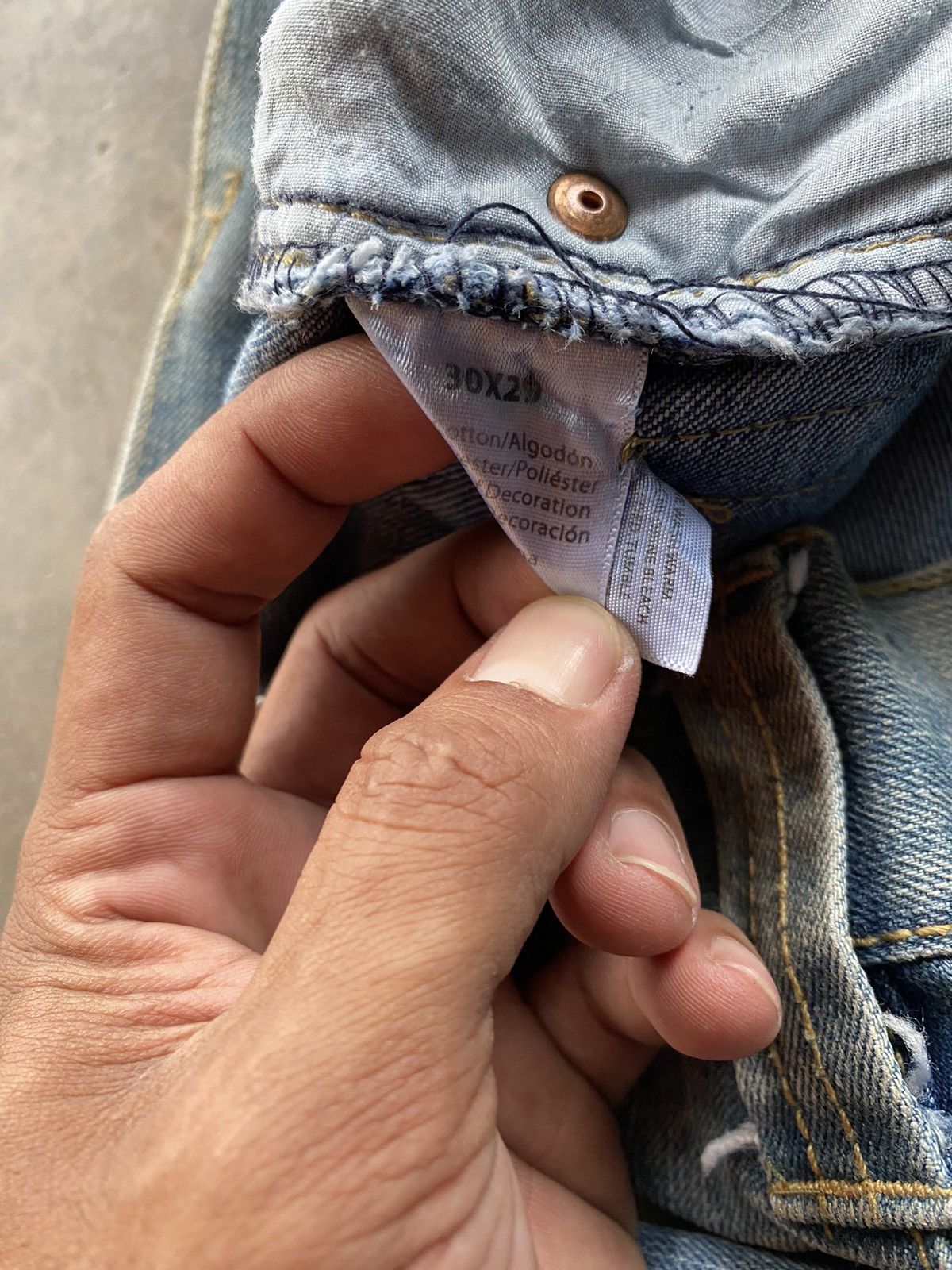 Hysteric Glamour × Japanese Brand Flare Jeans Japanese No boundaries Distressed 30x29 Size US 30 / EU 46 - 7 Thumbnail