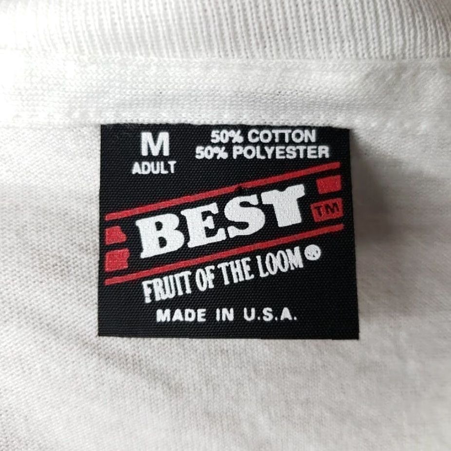 Fruit Of The Loom VINTAGE Emu Man T Shirt Mens Size Medium Outback Australia Emu Oil Made In USA Fruit of the Loom White Crew Neck Short Sleeve 1980s USA Mens T-Shirt Size US M / EU 48-50 / 2 - 6 Thumbnail
