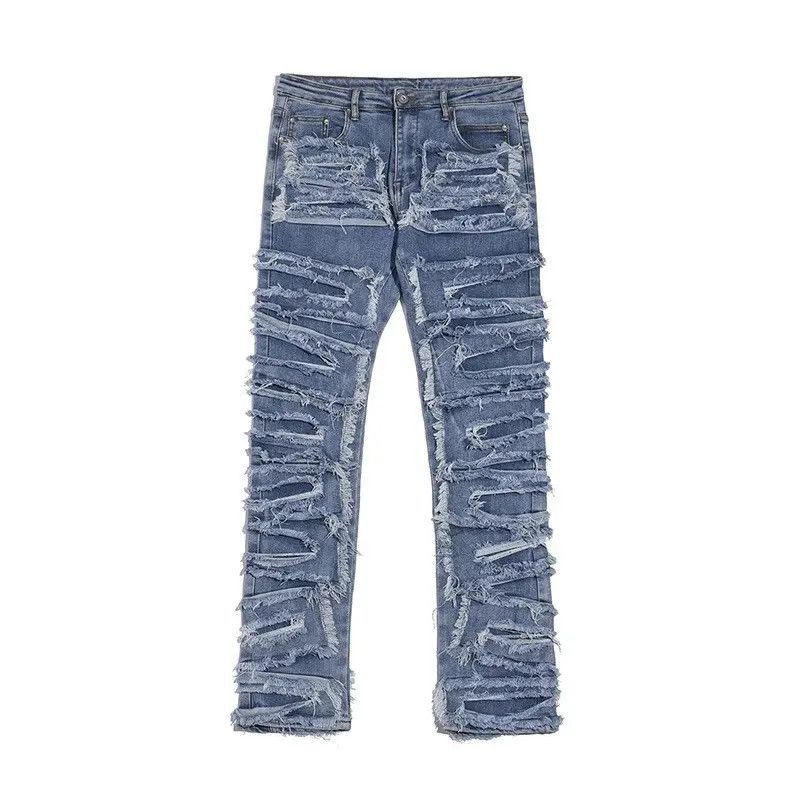Japanese Brand Hip Hop Loose Denim Trousers Vibe Style Size US 32 / EU 48 - 3 Thumbnail