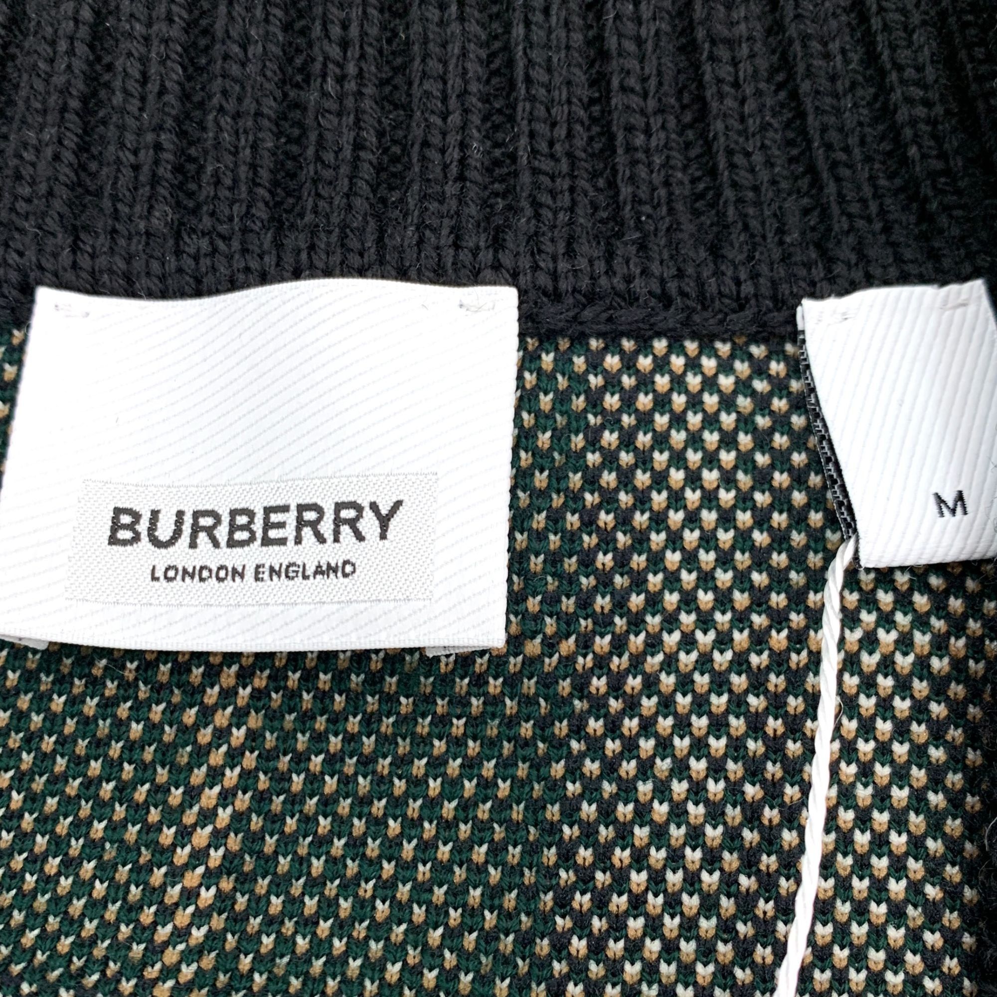 Burberry Burberry Black Logo Print Cotton Crewneck Sweatshirt (Size S Size M / US 6-8 / IT 42-44 - 3 Thumbnail