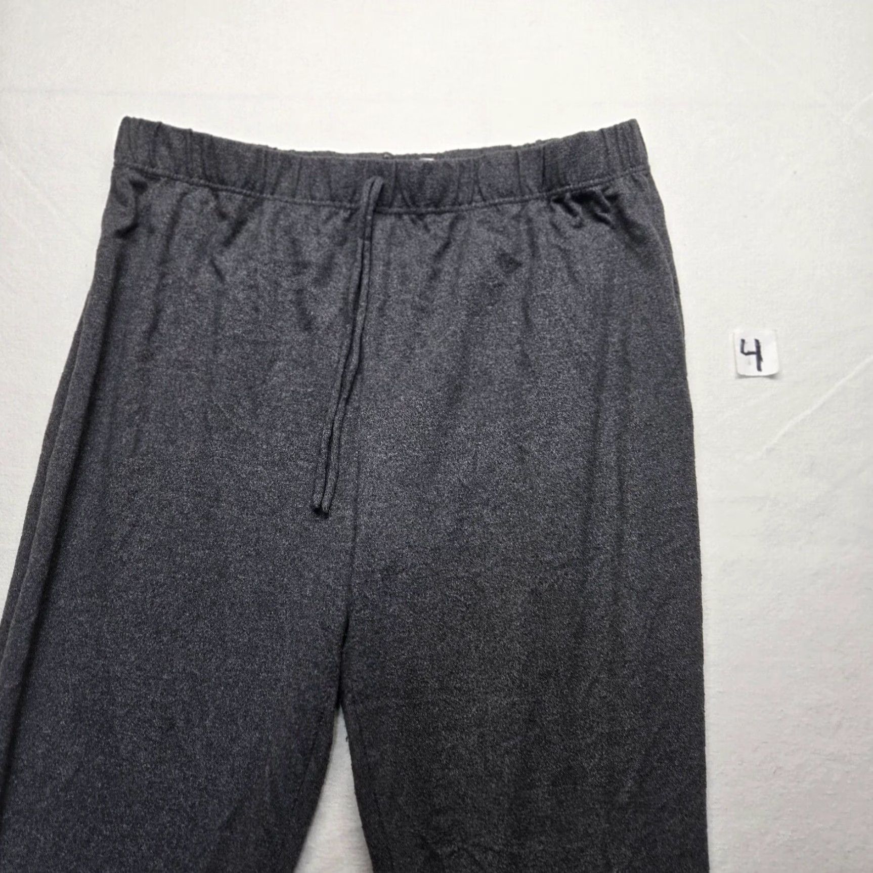Vintage Time And Tru Pants Women 2X Gray Lounge Fleece Elastic Waist Baggy Harem Comfort Womens Size 40" / US 18 - 2 Thumbnail