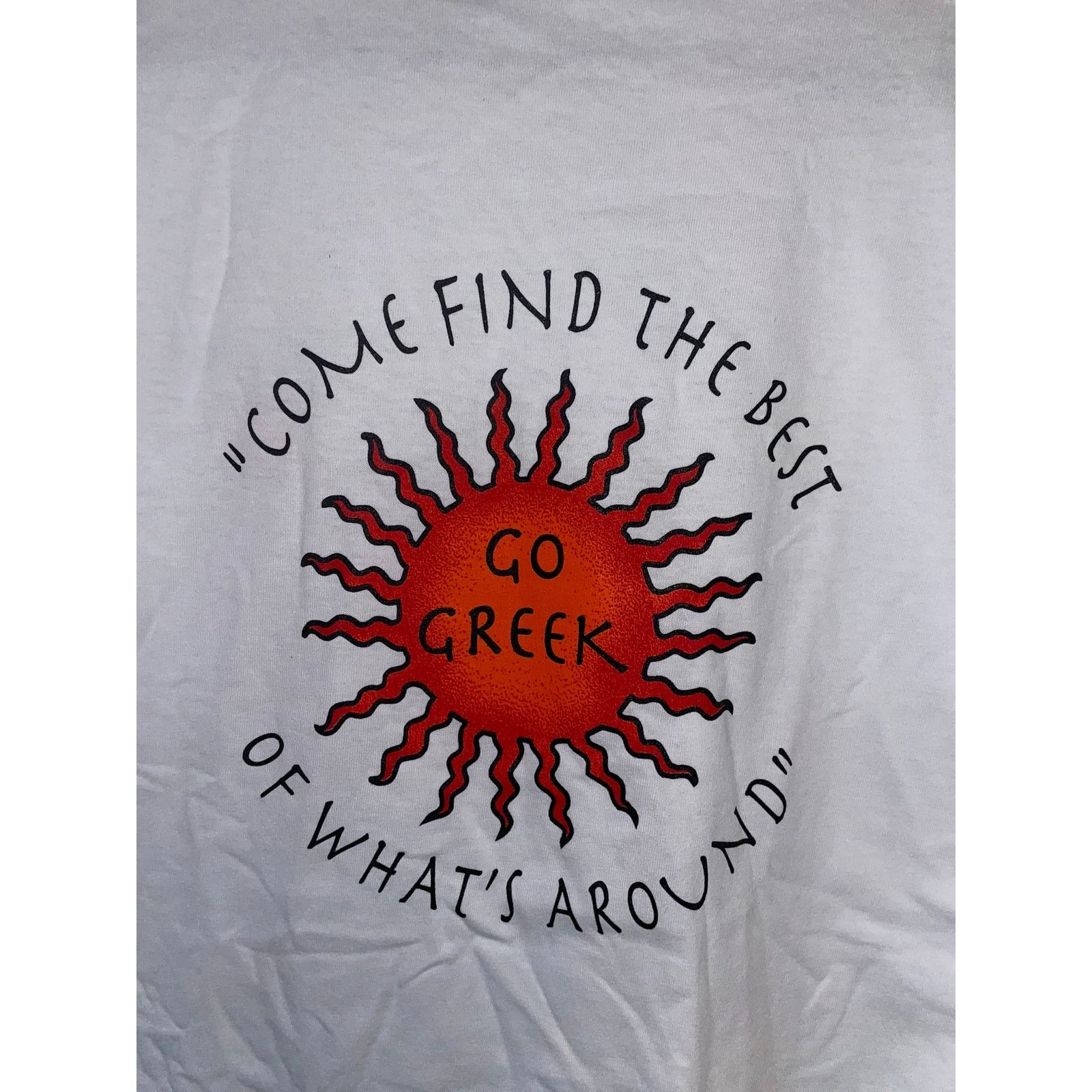 Jerzees Vintage Montana State Shirt Go Greek White College Tee 90s M Size US M / EU 48-50 / 2 - 6 Thumbnail