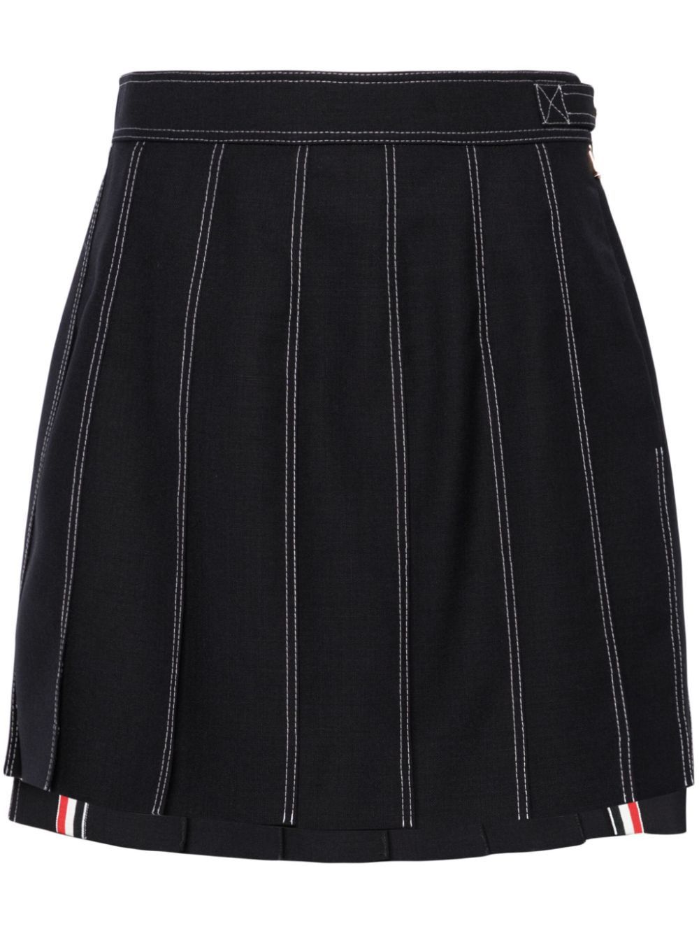 Thom Browne WOOL PLEATED MINI SKIRT Size 27" / US 4 / IT 40 - 1 Thumbnail