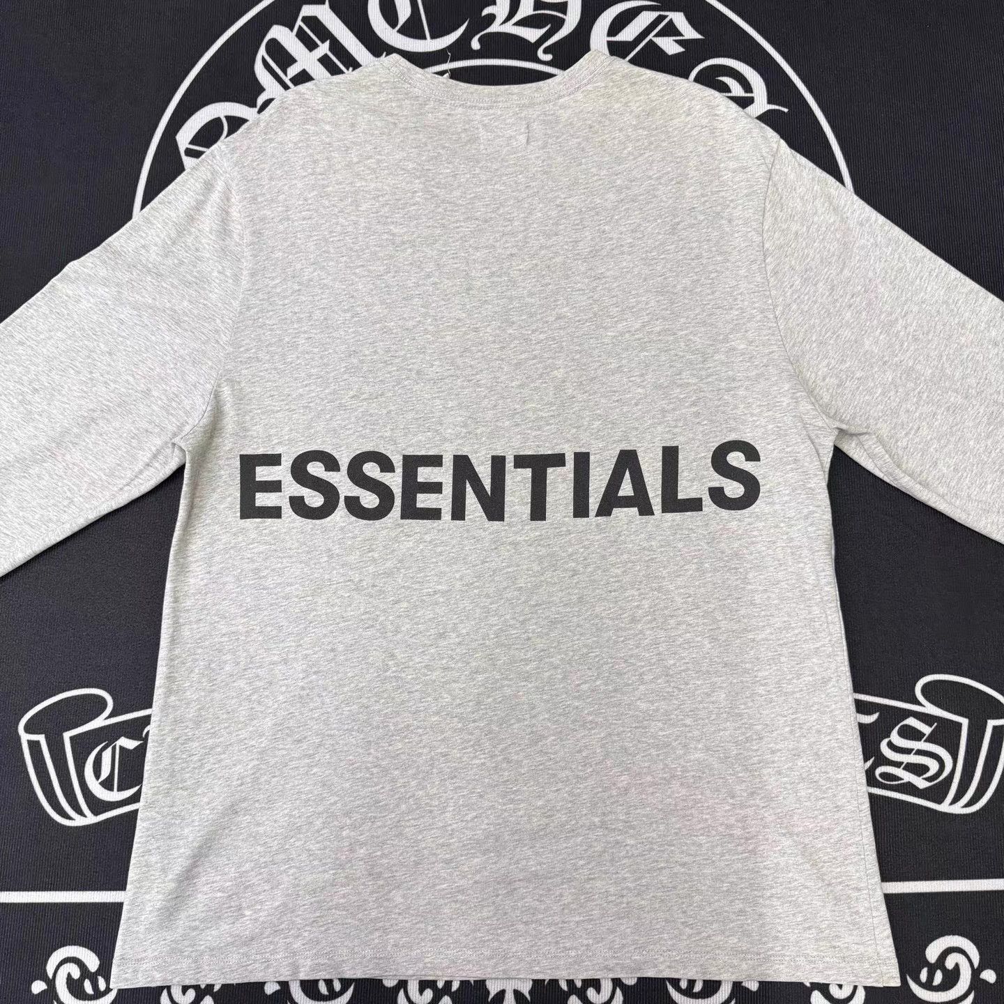 Essentials ESSENTIALS Gray Slogan Print Long Sleeve Q10 Size US XS / EU 42 / 0 - 3 Thumbnail