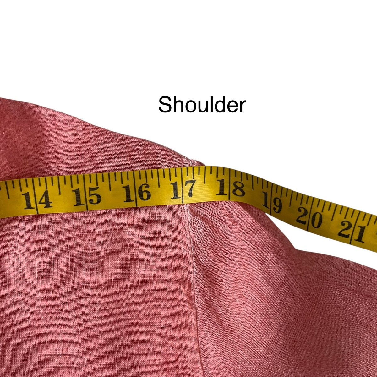 120% Lino 120% Lino Women’s V-Neck Linen Shirt Orange Long Sleeve XL Size XL / US 12-14 / IT 48-50 - 8 Thumbnail