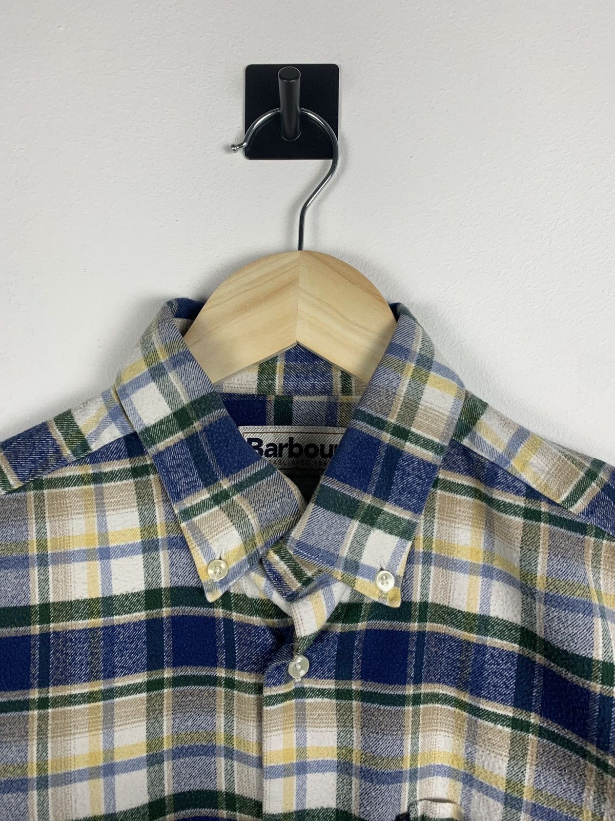 Barbour Barbour Buttons Ups Flannel Shirt Long Sleeve Mens Size M Size US S / EU 44-46 / 1 - 7 Thumbnail