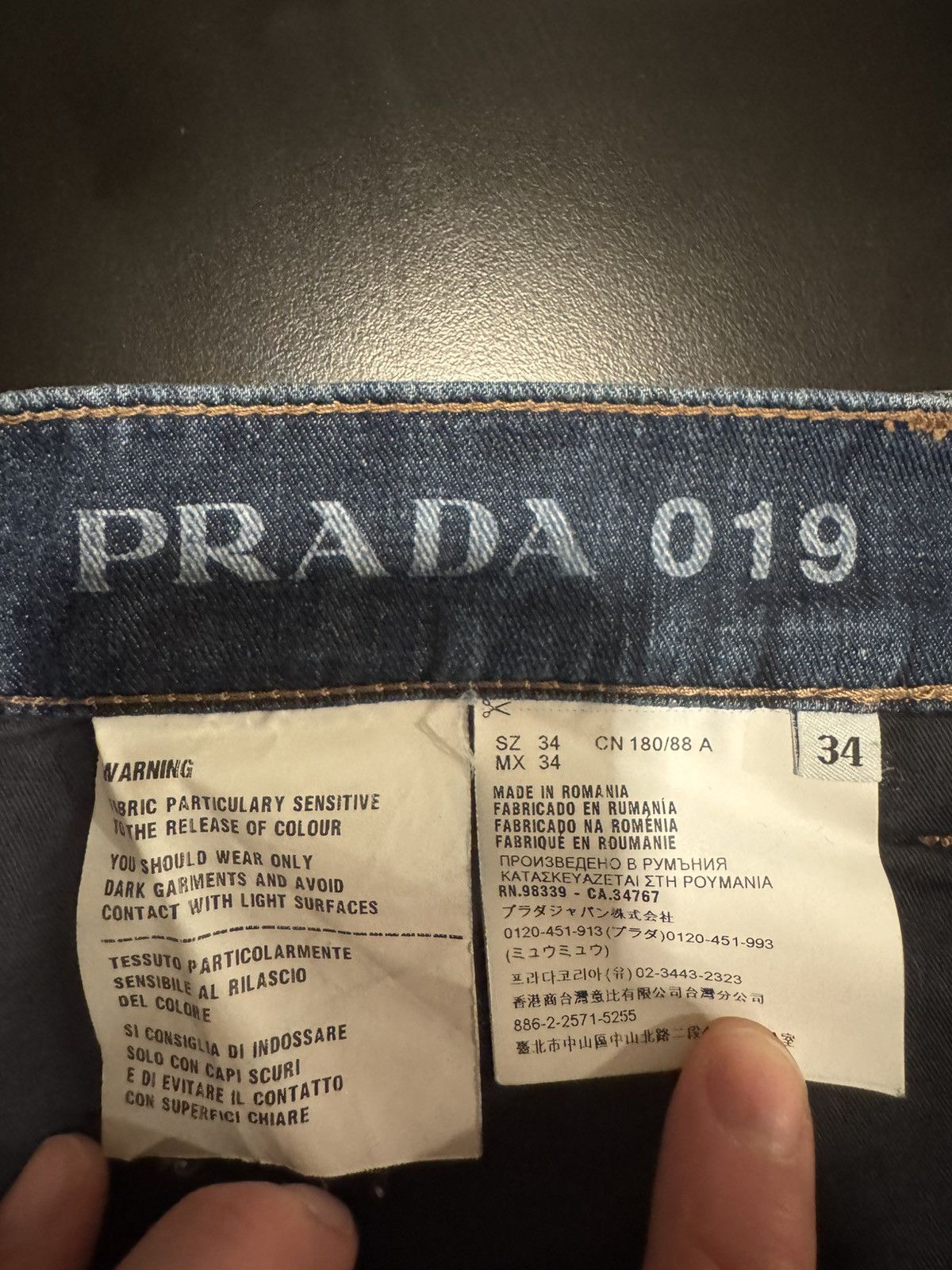 Prada Prada ss19 selvedge denim jeans Size US 34 / EU 50 - 3 Thumbnail