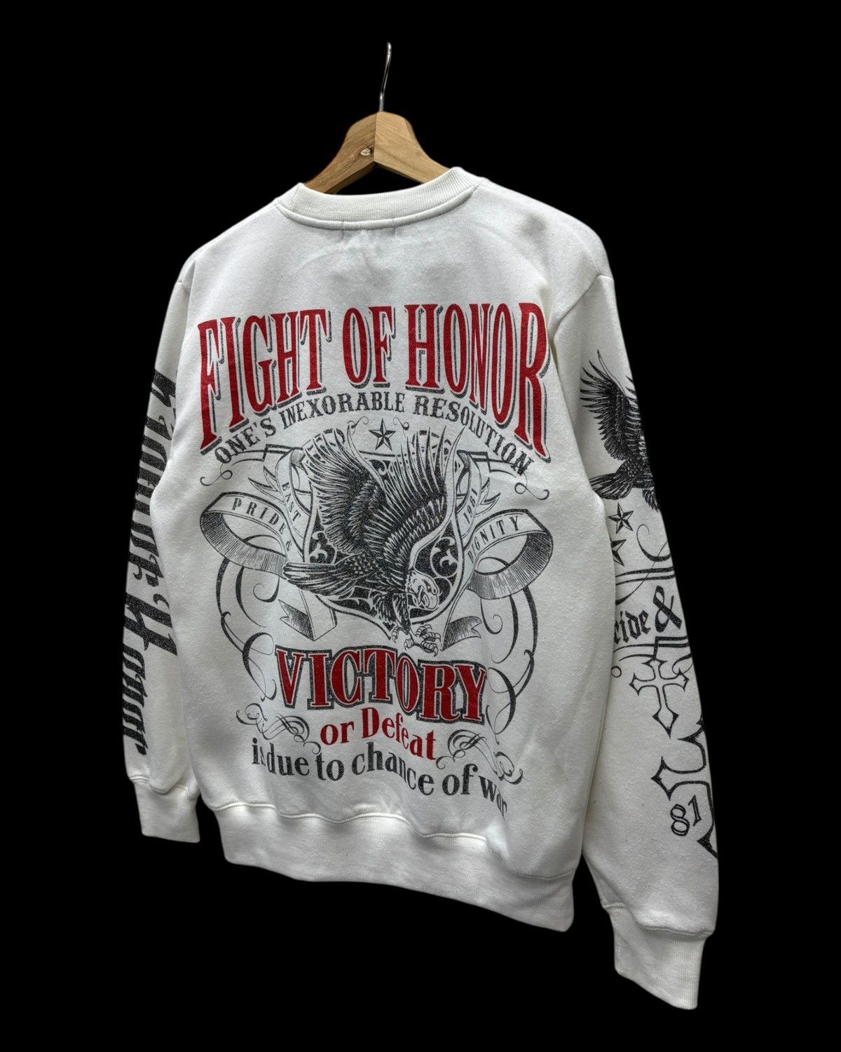 Tedman RARE🔥FIGHT OF HONOR TEDMAN STYLE JAPANESE SWEATSHIRT Size US M / EU 48-50 / 2 - 3 Thumbnail