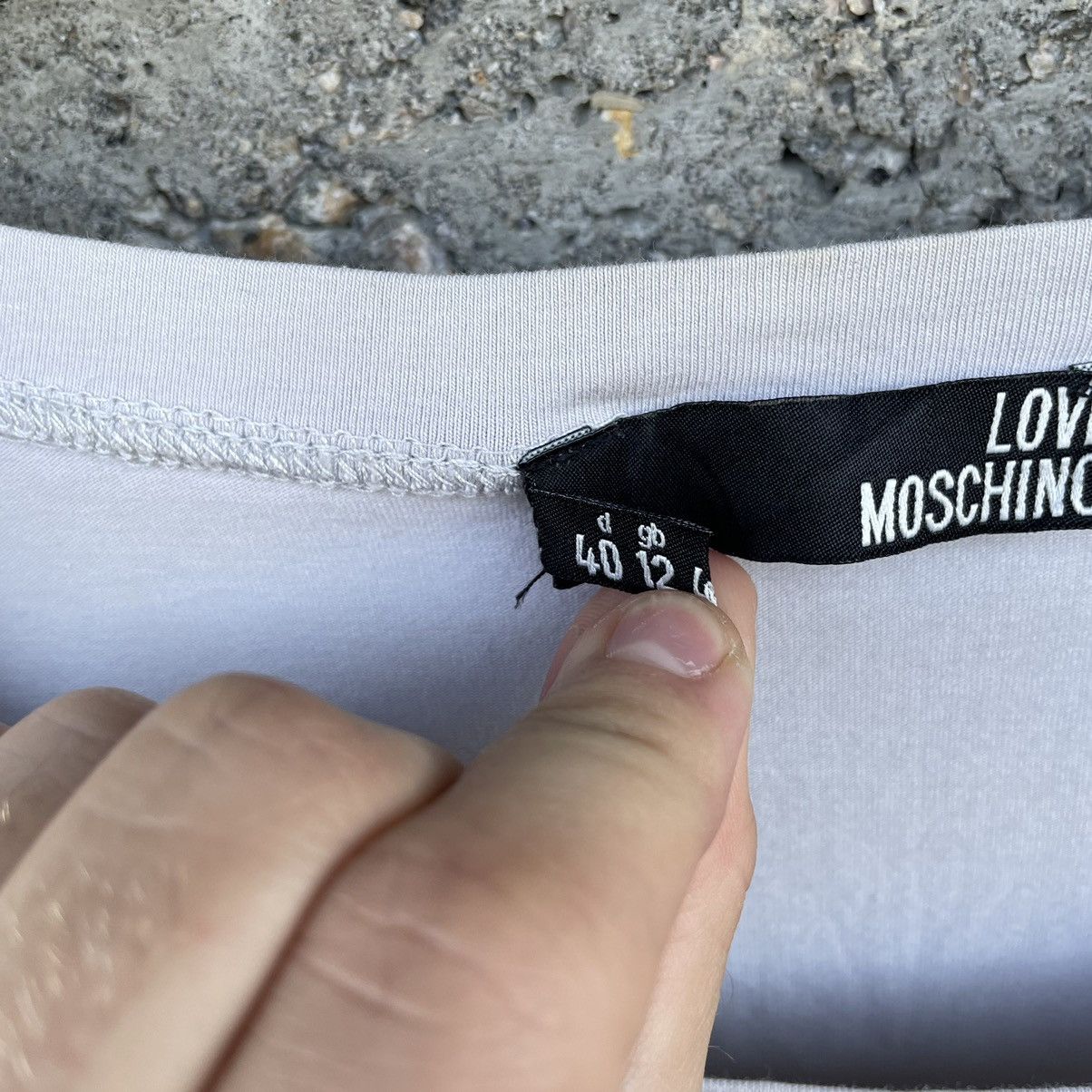 Moschino × Vintage Vintage Love Moschino Long sleeve T-shirts LogoY2K 90s Size M / US 6-8 / IT 42-44 - 9 Thumbnail