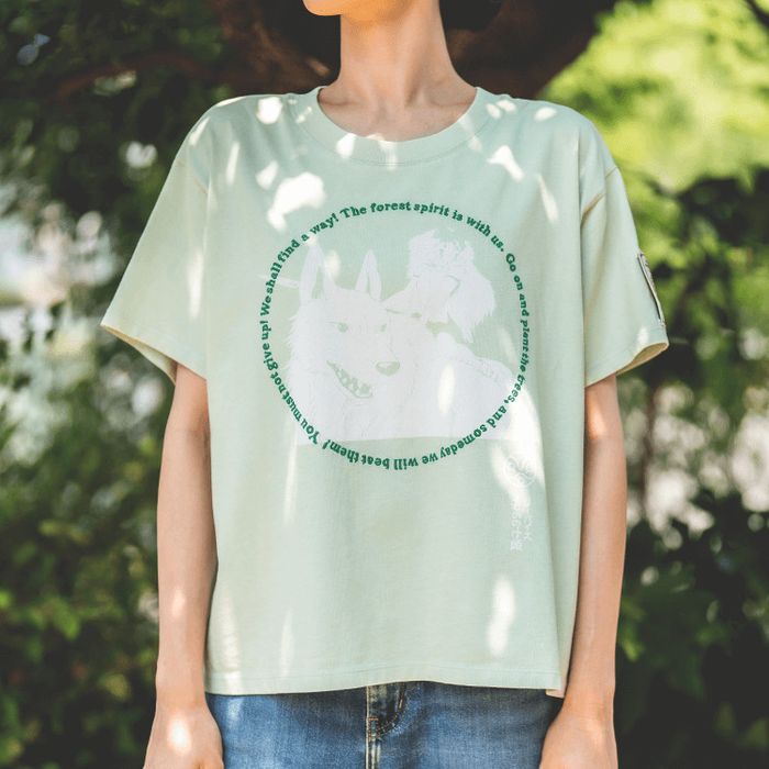 Levi's LEVIS X PRINCESS MONONOKE SAN AND WOLF GREEN M TSHIRT NWT