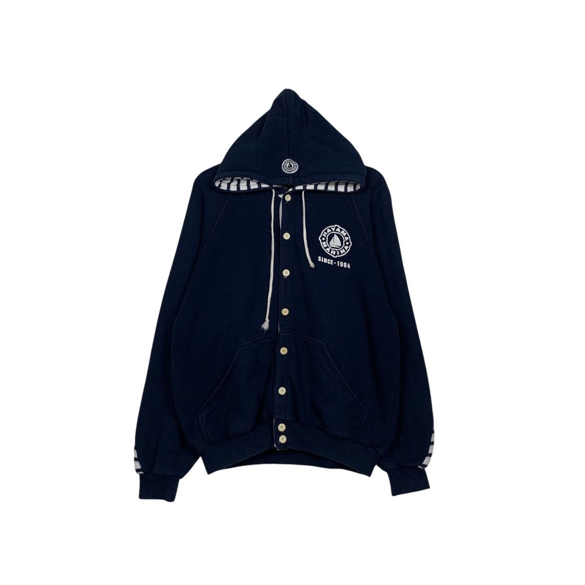Japanese Brand HAYAMA MARINA Yacht Club Varsity Hoodies #2234-C99 Size US M / EU 48-50 / 2 - 1 Thumbnail