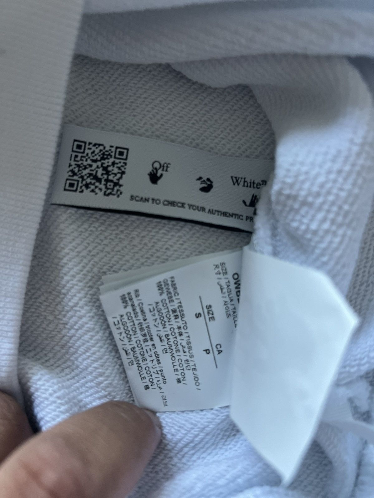 Off-White Off-White CNY Cropped Hoodie | White | S | $590+ Size S / US 4 / IT 40 - 5 Thumbnail