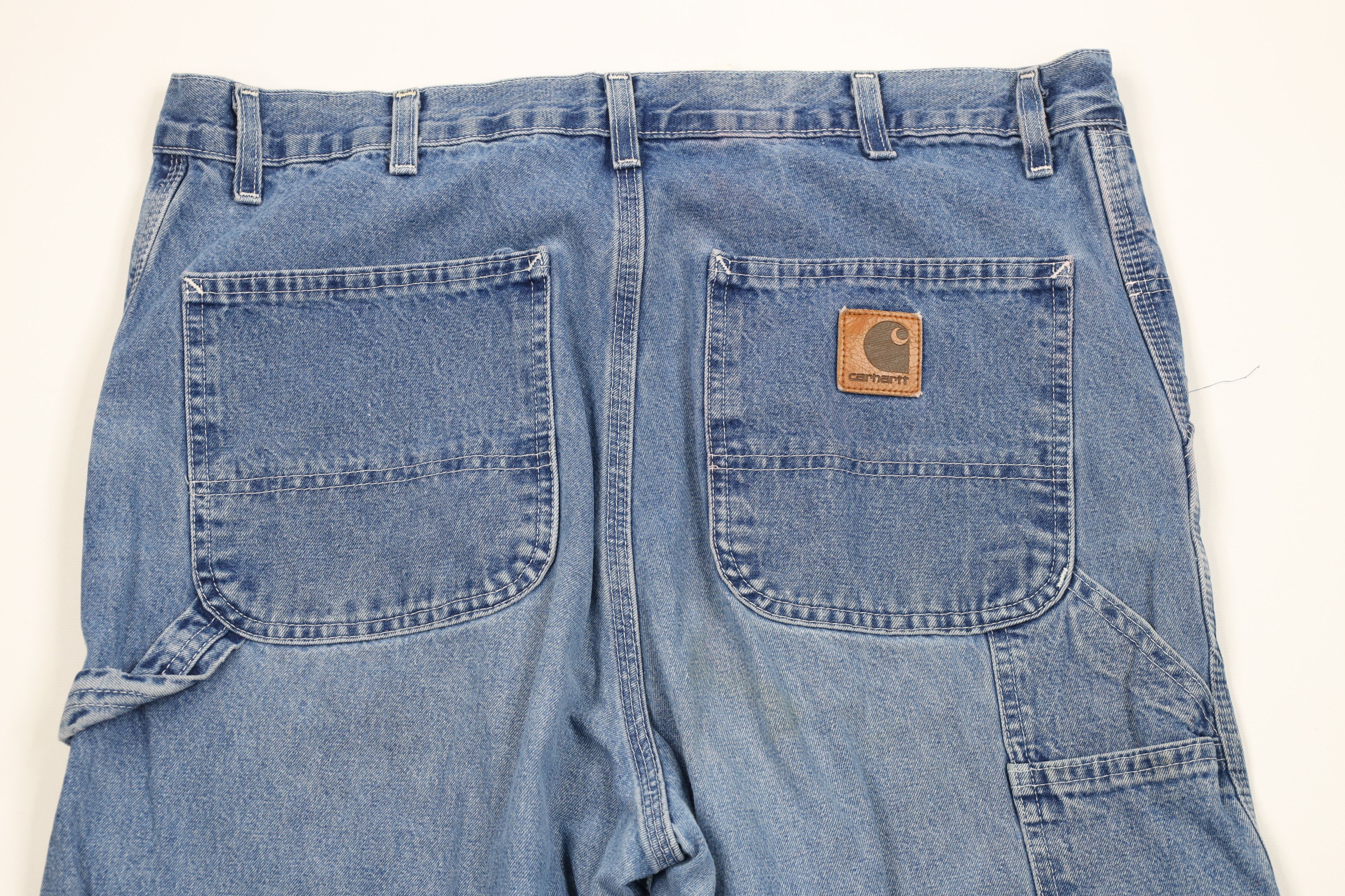 Carhartt Vintage Y2K 2000 Carhartt Wide Leg Dungaree Denim Jeans Size US 36 / EU 52 - 12 Thumbnail