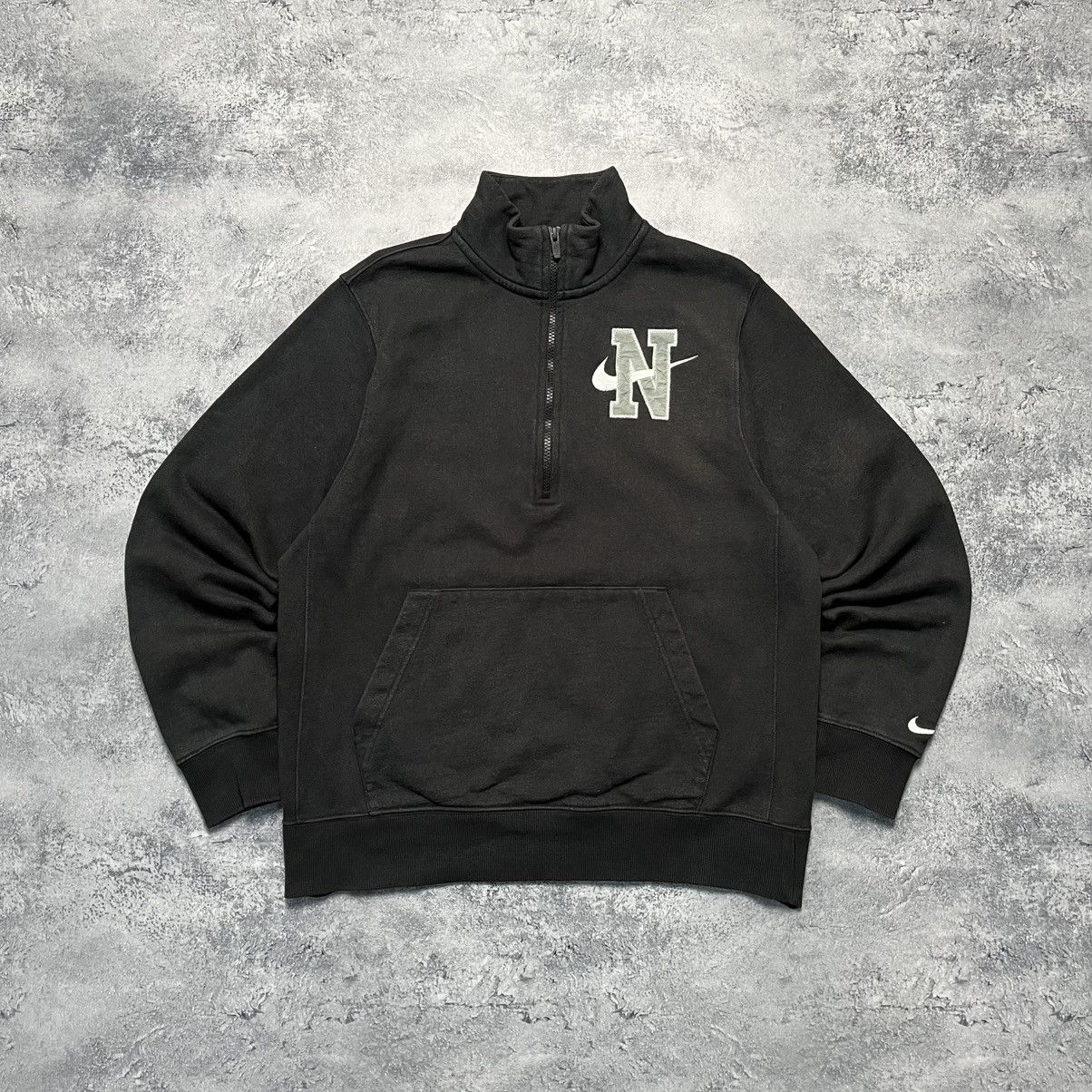 Nike Nike 1/3 Zip Sweatshirt Swoosh Logo Streetwear Y2K Size US M / EU 48-50 / 2 - 1 Thumbnail