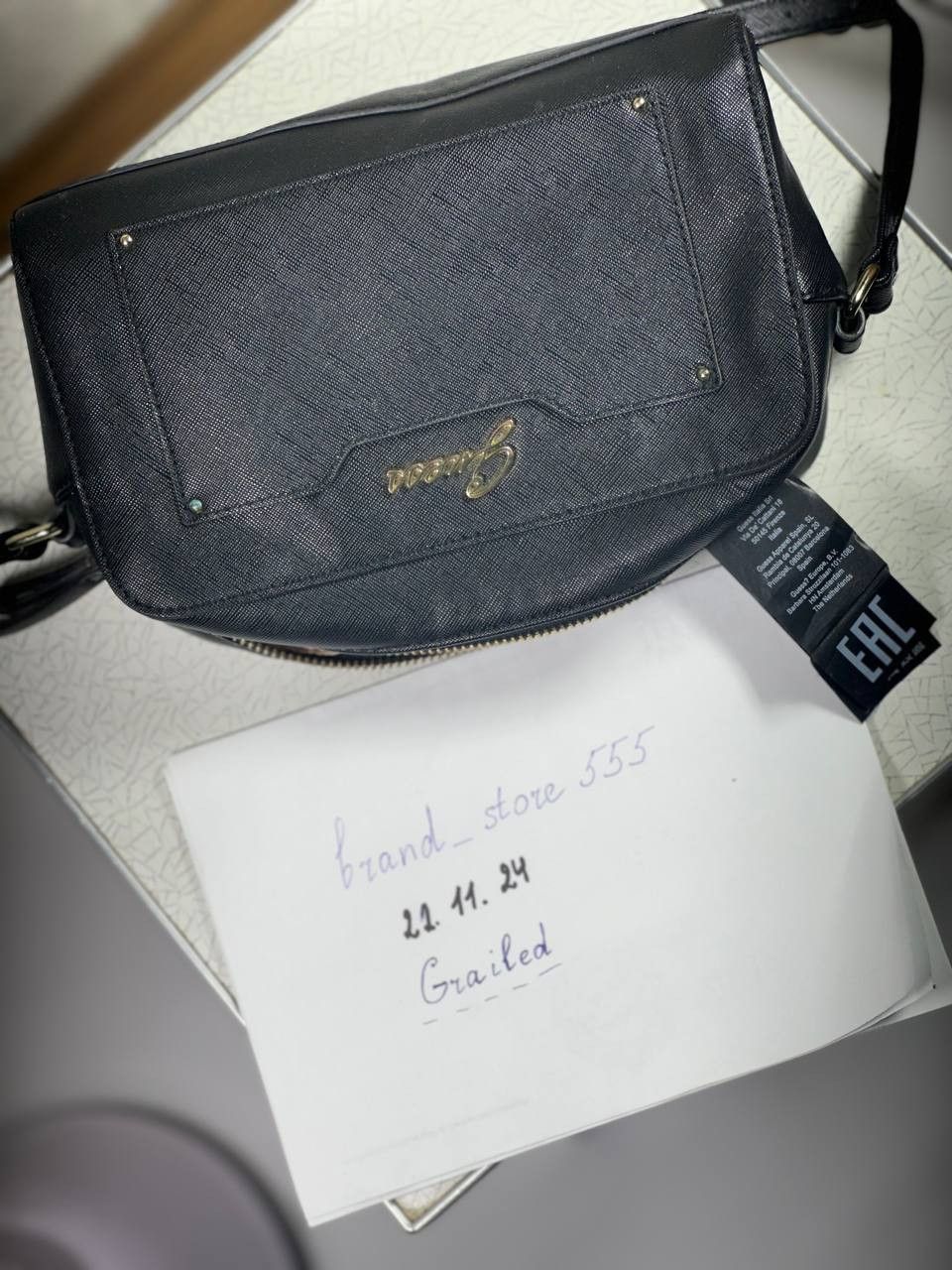 Guess Small black shoulder bag by Guess Size ONE SIZE - 3 Thumbnail