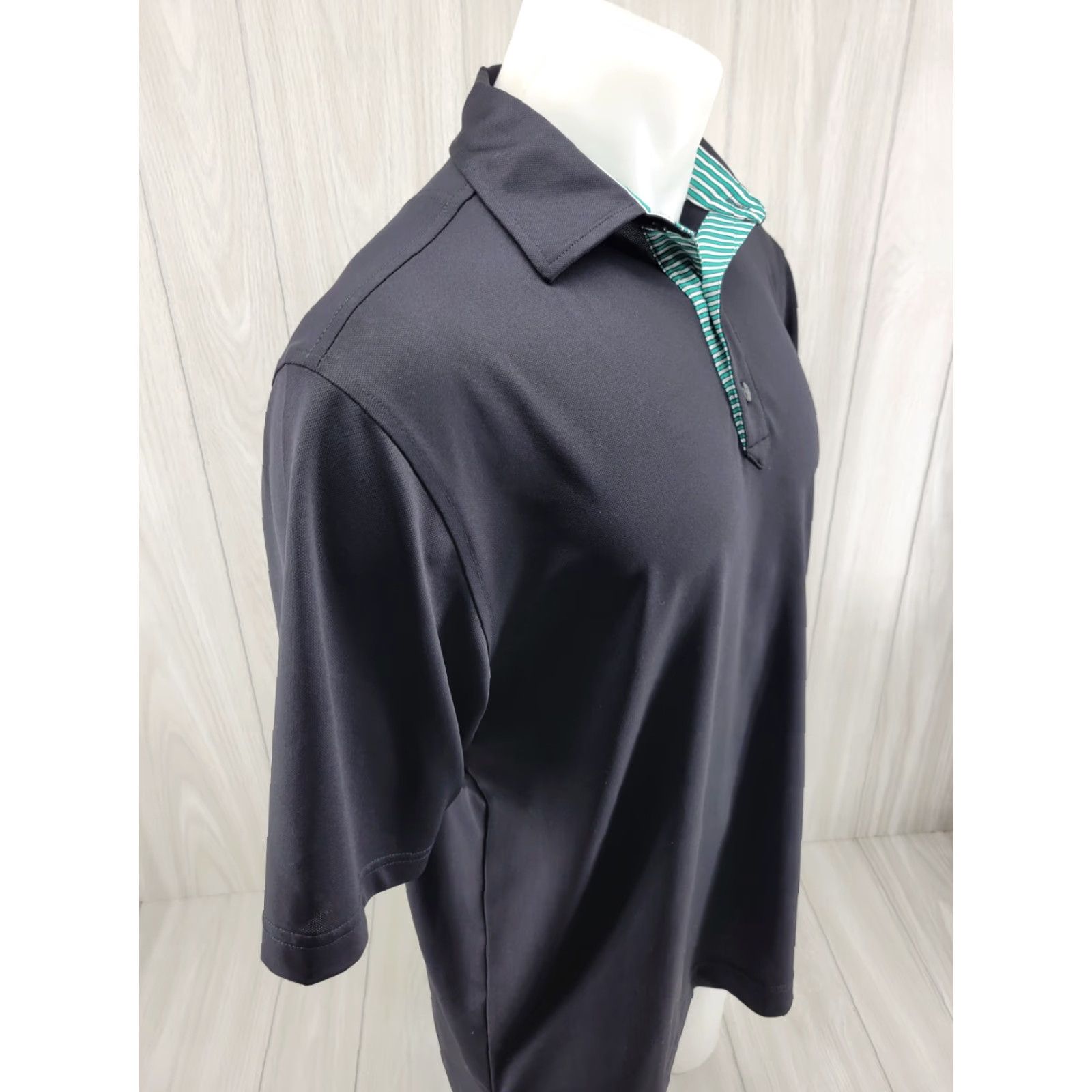 Footjoy FootJoy Polo Medium Black Mens Short Sleeve Golf Shirt The Golf Club Logo Size US M / EU 48-50 / 2 - 7 Thumbnail