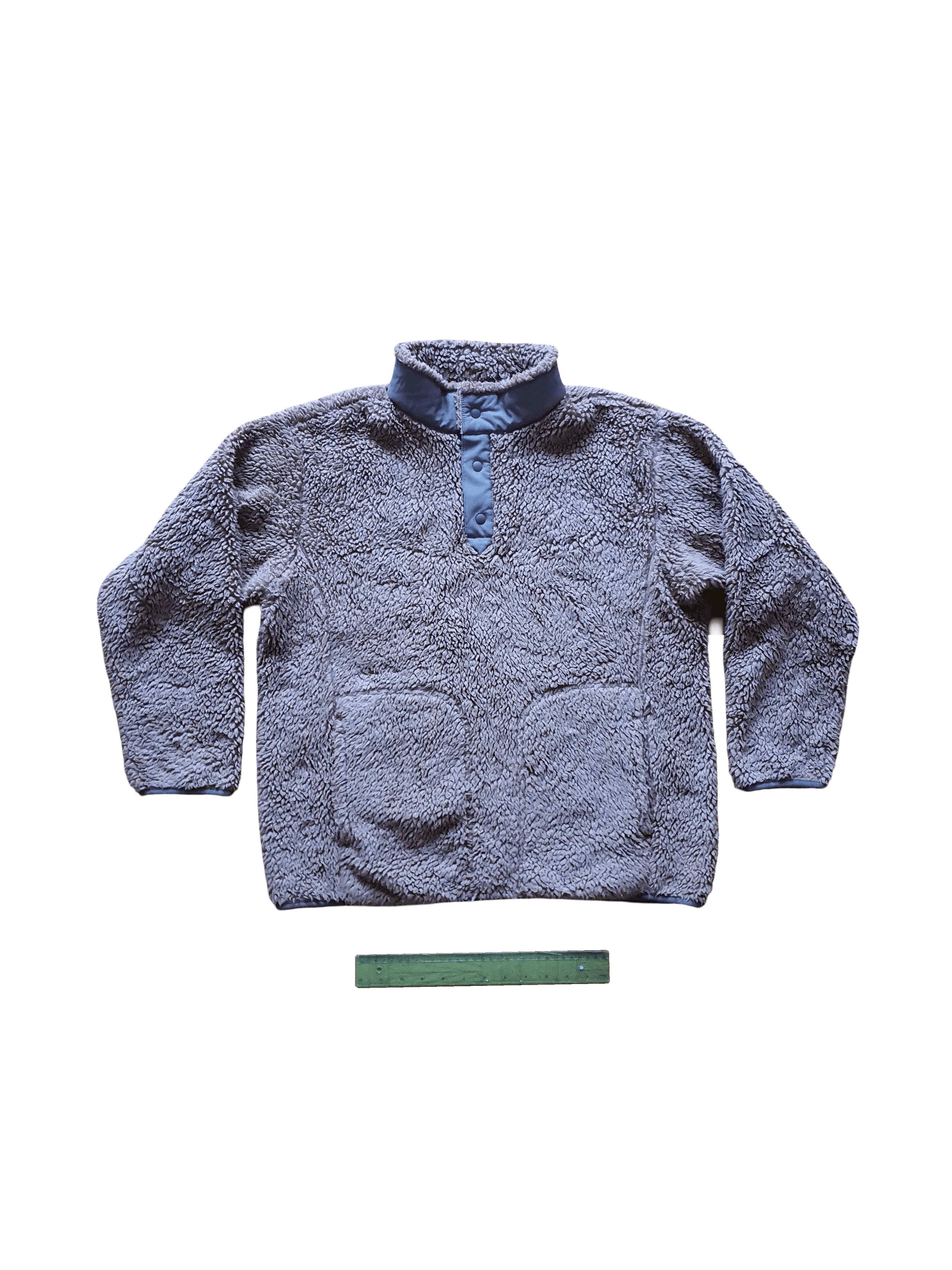 Uniqlo × White Mountaineering Fleece Oversized Long-Sleeve Pullover (Quarter Button 2021) Size US M / EU 48-50 / 2 - 1 Thumbnail