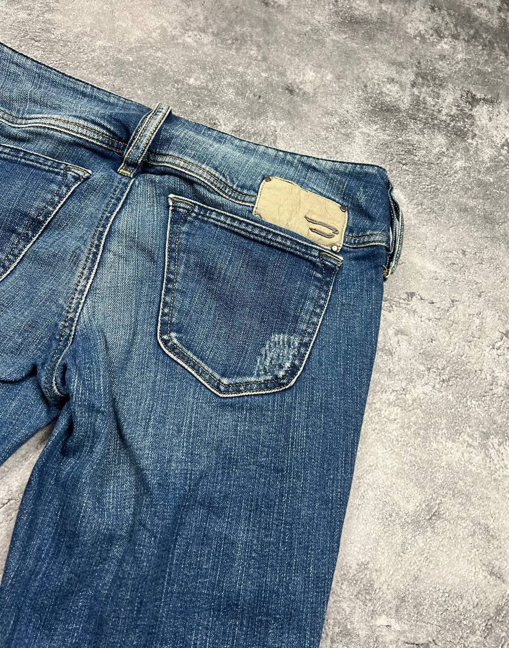 Diesel Vintage Diesel Jeans Flared Distressed Y2K Avant Garde Denim Size 32" / US 10 / IT 46 - 14 Thumbnail