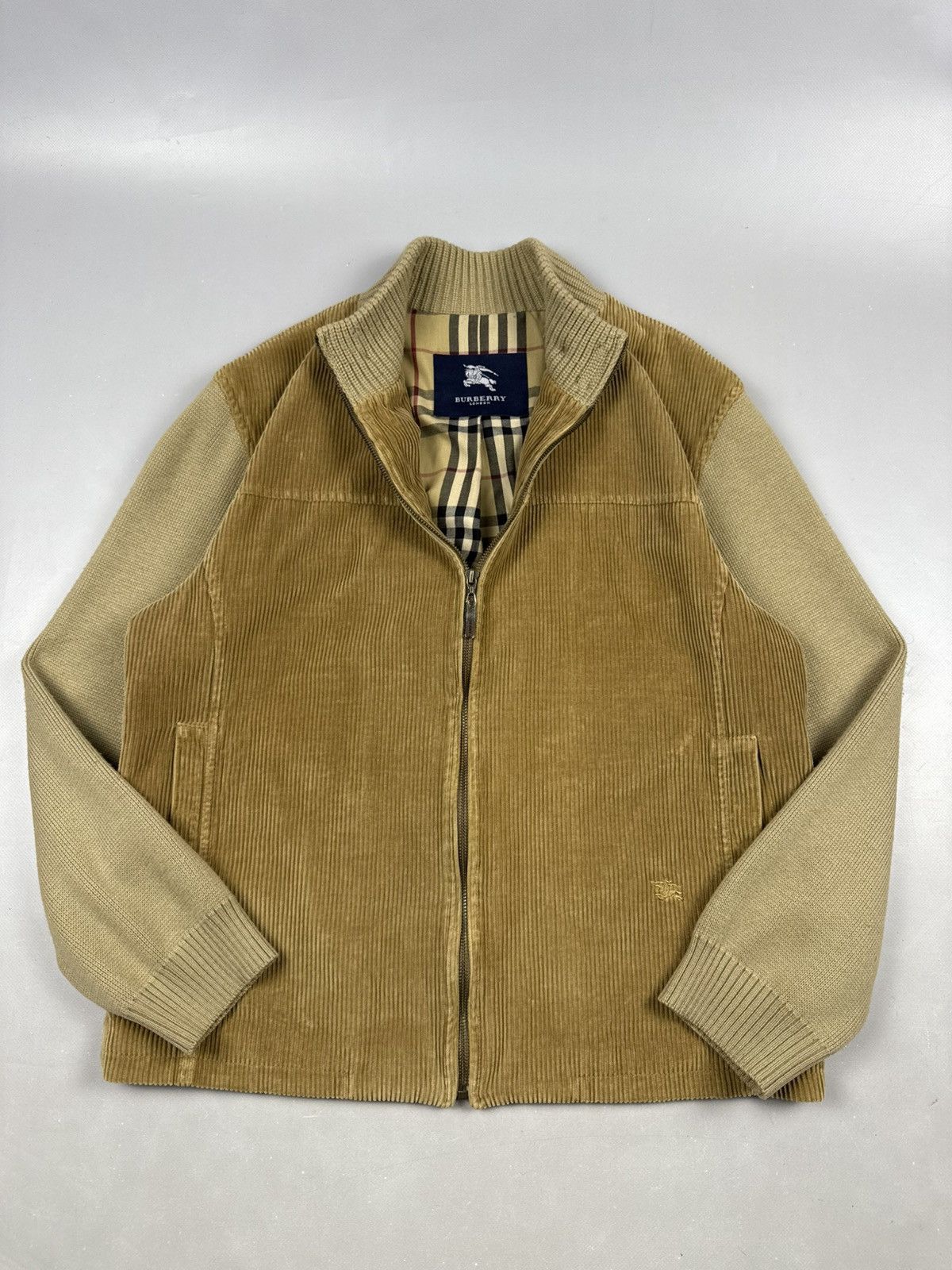 Burberry Burberry veste jacket curdoroy beige novachek old money Size US M / EU 48-50 / 2 - 1 Thumbnail