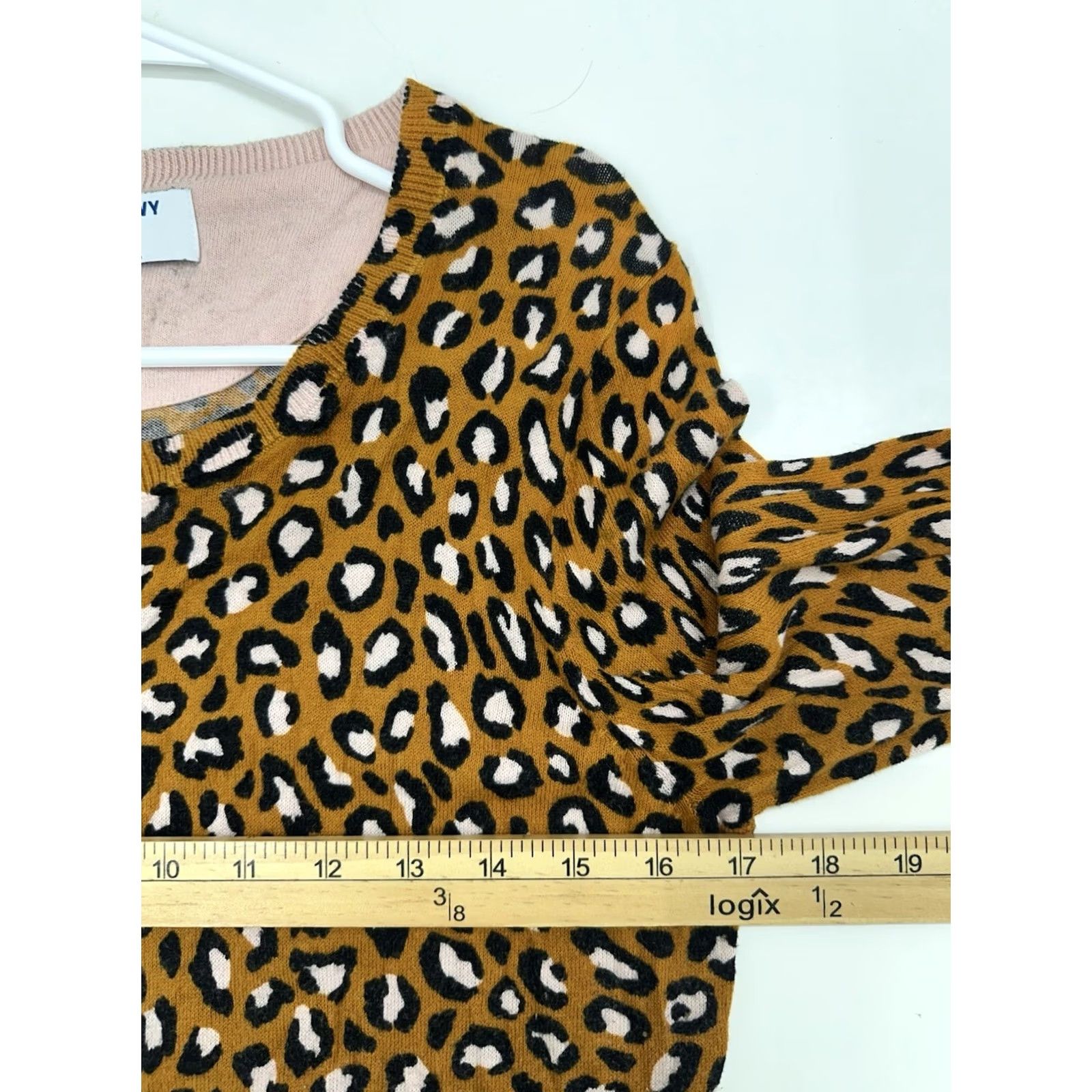 Old Navy Old Navy Cardigan Shirt Womens Brown Animal Print Button Up Long Sleeve Size M Regular Knit 100% Cotton Mens? Size M / US 6-8 / IT 42-44 - 7 Thumbnail