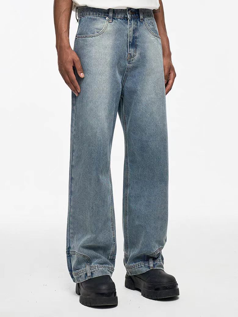 Japanese Brand × Jean High Street Washed and Aged Casual Loose Jeans Size US 34 / EU 50 - 3 Thumbnail