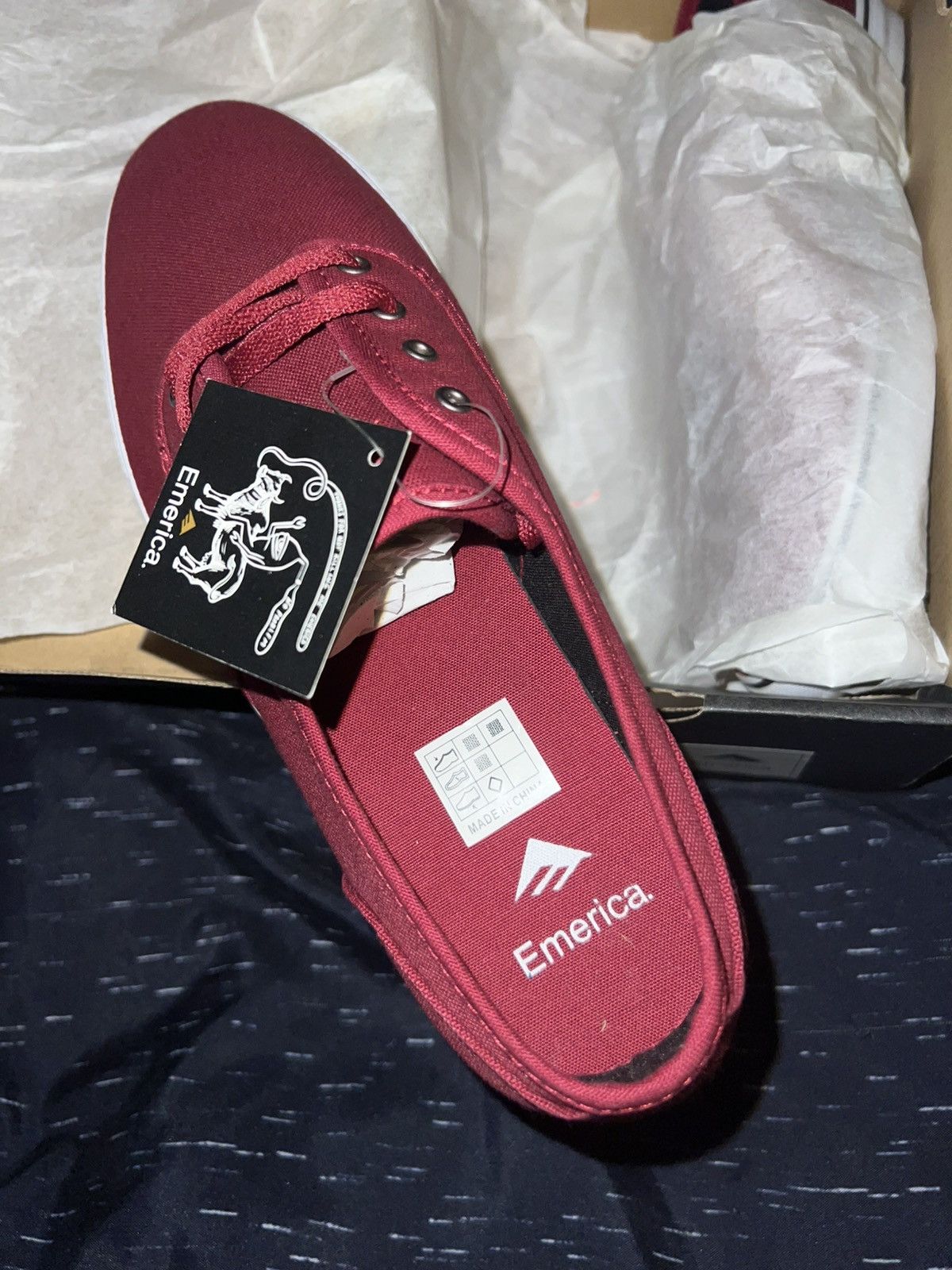 Emerica Emerica Wino Cruiser (Burgundy) M10.5 Size US 10.5 / EU 43-44 - 4 Thumbnail