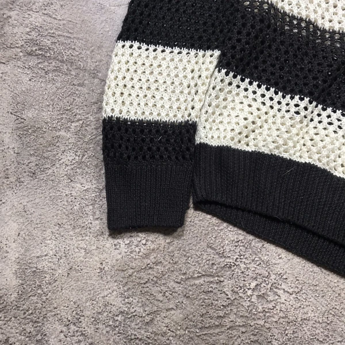If Six Was Nine Vintage Y2K ABSTRACT MOHAIR SWEATER Knitted Oversized 90s Size M / US 6-8 / IT 42-44 - 4 Thumbnail