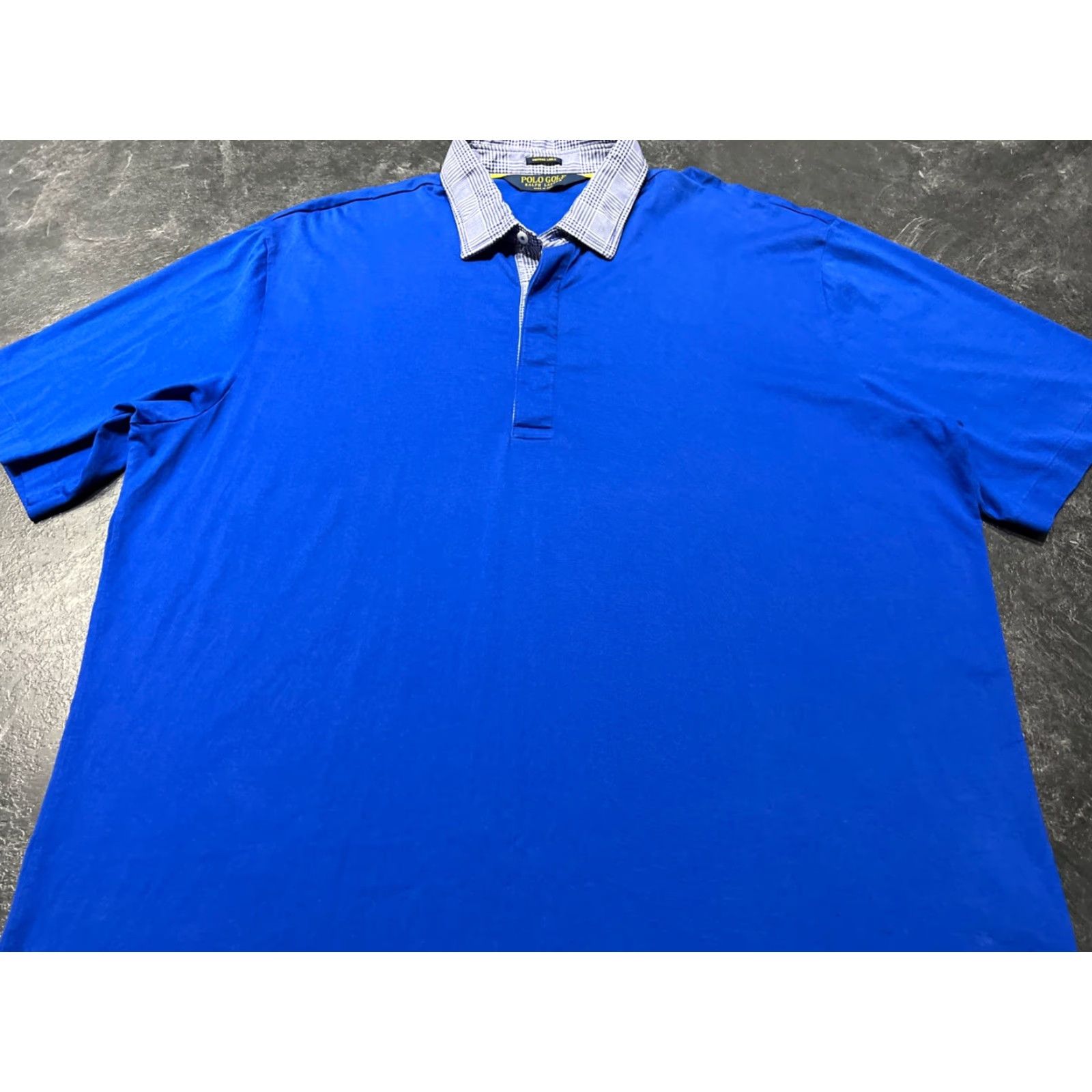 Ralph Lauren VINTAGE Ralph Lauren Polo Golf Shirt Mens XL Blue Size US XL / EU 56 / 4 - 2 Thumbnail